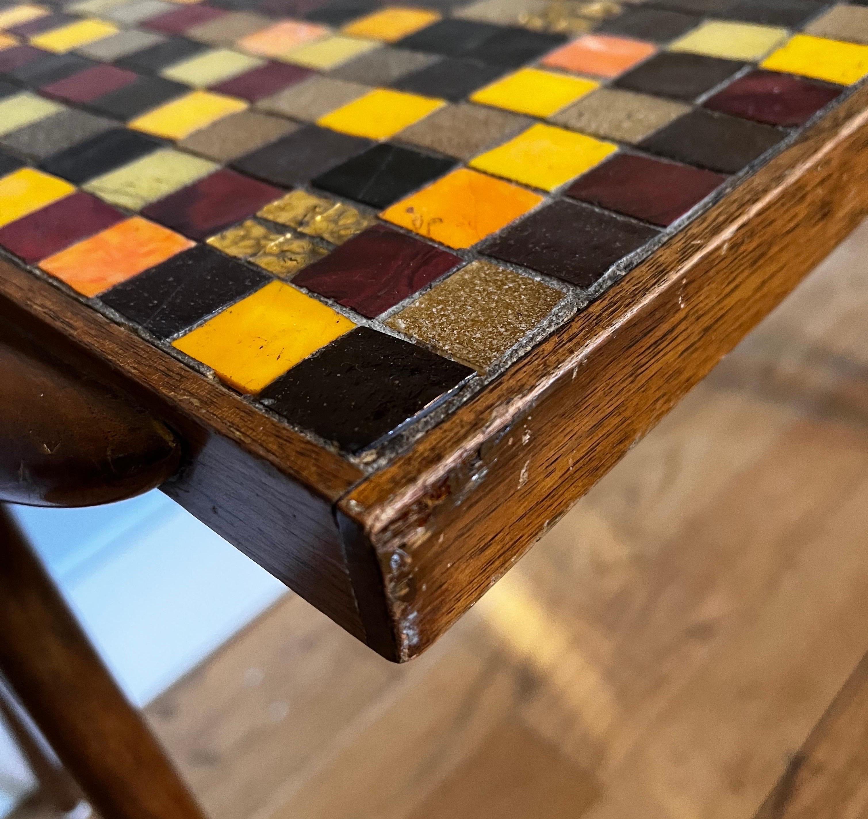 Rare table gigogne en mosaïque de Vladimir Kagan pour Kagan-Dreyfuss, vers 1955 en vente 7