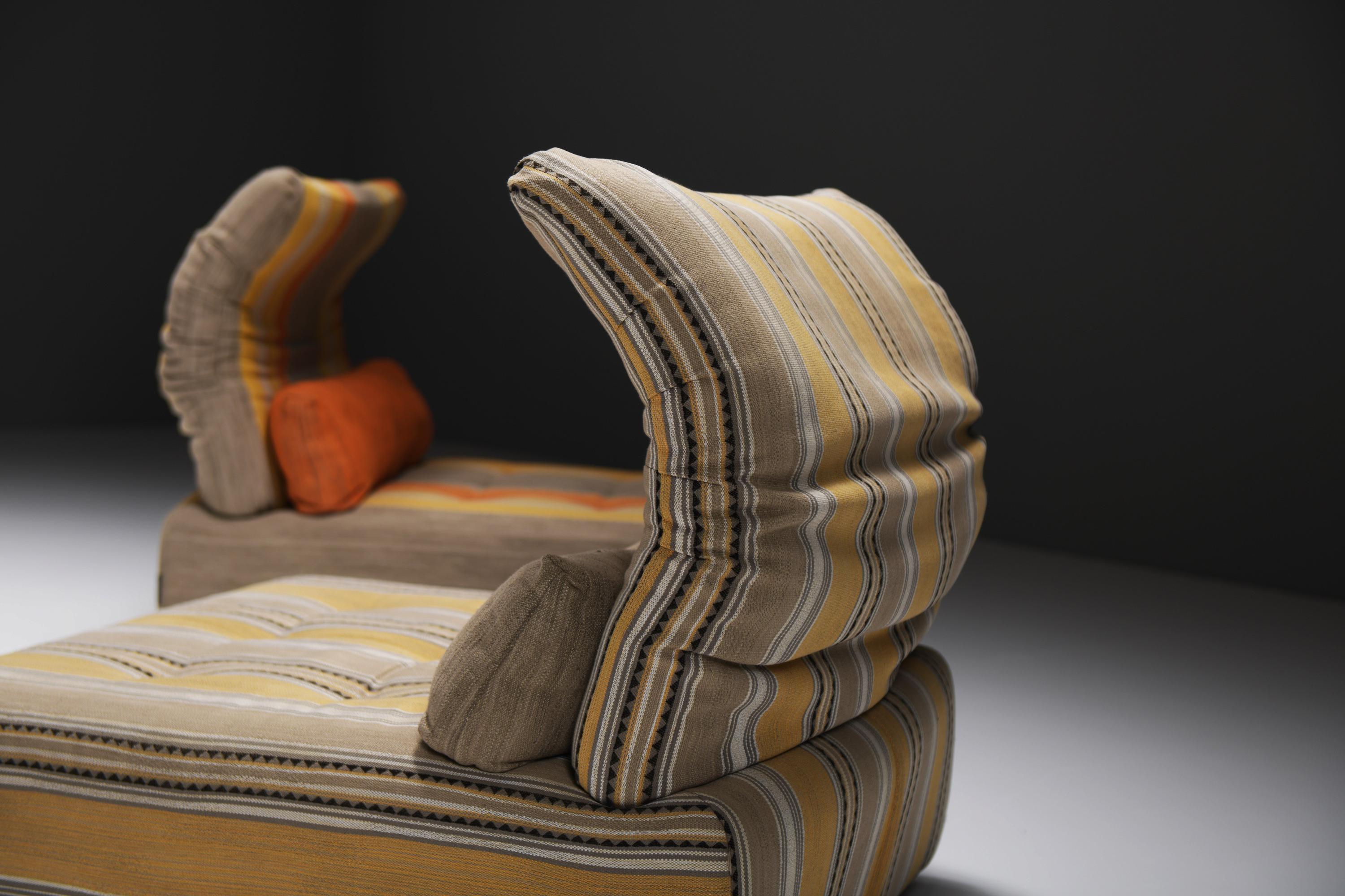 Rare Voyage Immobile ‘Carpe Diem’ sofa by Studio Roche Bobois for Roche Bobois 12