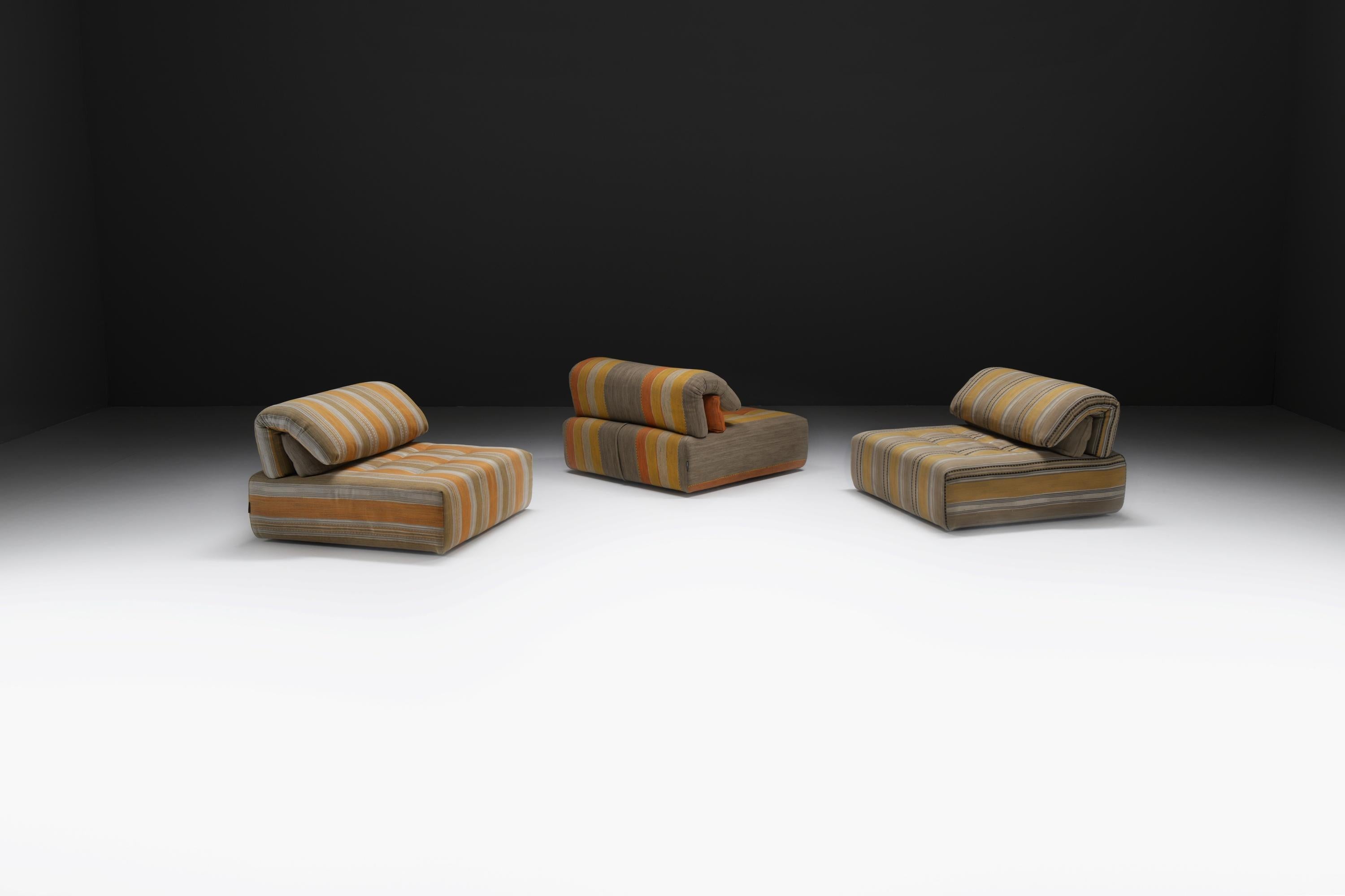 Rare Voyage Immobile ‘Carpe Diem’ sofa by Studio Roche Bobois for Roche Bobois In Good Condition In Buggenhout, Oost-Vlaanderen