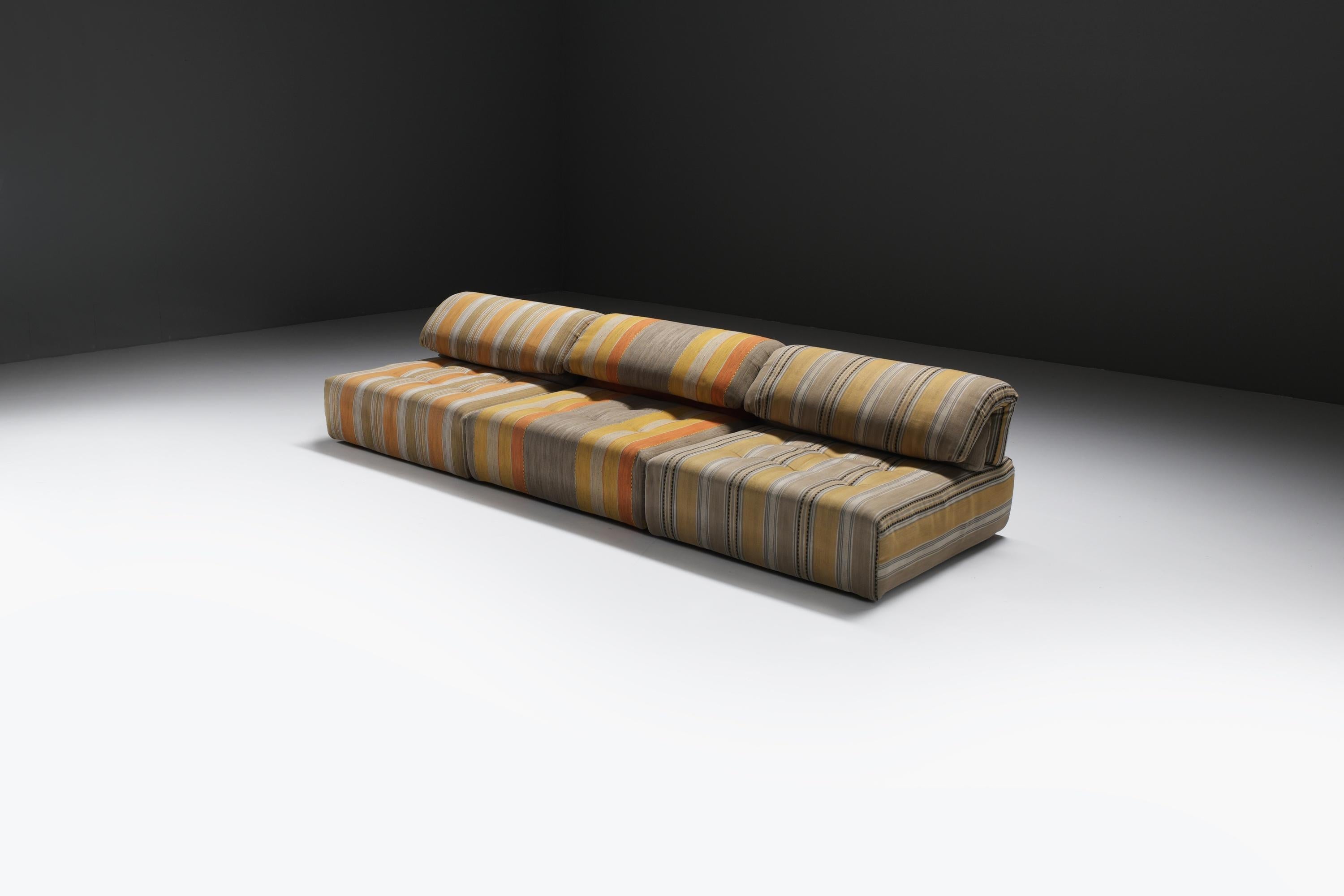 Fabric Rare Voyage Immobile ‘Carpe Diem’ sofa by Studio Roche Bobois for Roche Bobois