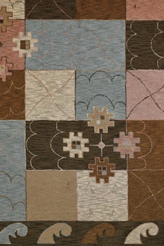 Rare V’Soske Architectural Rug – Modernist Art Deco Revival,  C 1986