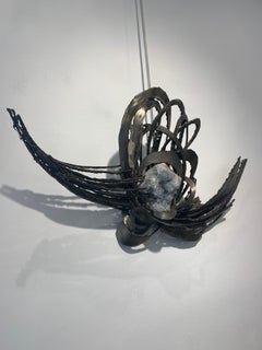 Décoration murale rare de Jacques Lerebourg, 1977