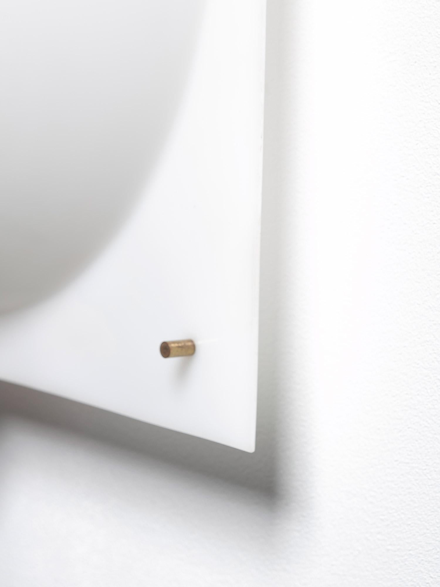 Rara lámpara de pared de Giuseppe Ostuni para O-Luce, Italia, años 50 mediados del siglo XX en venta