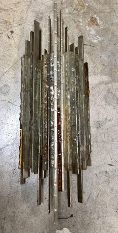 Rare Wall Light by Biancardi and Jordan Arte for Poliarte, Italy, 1970s