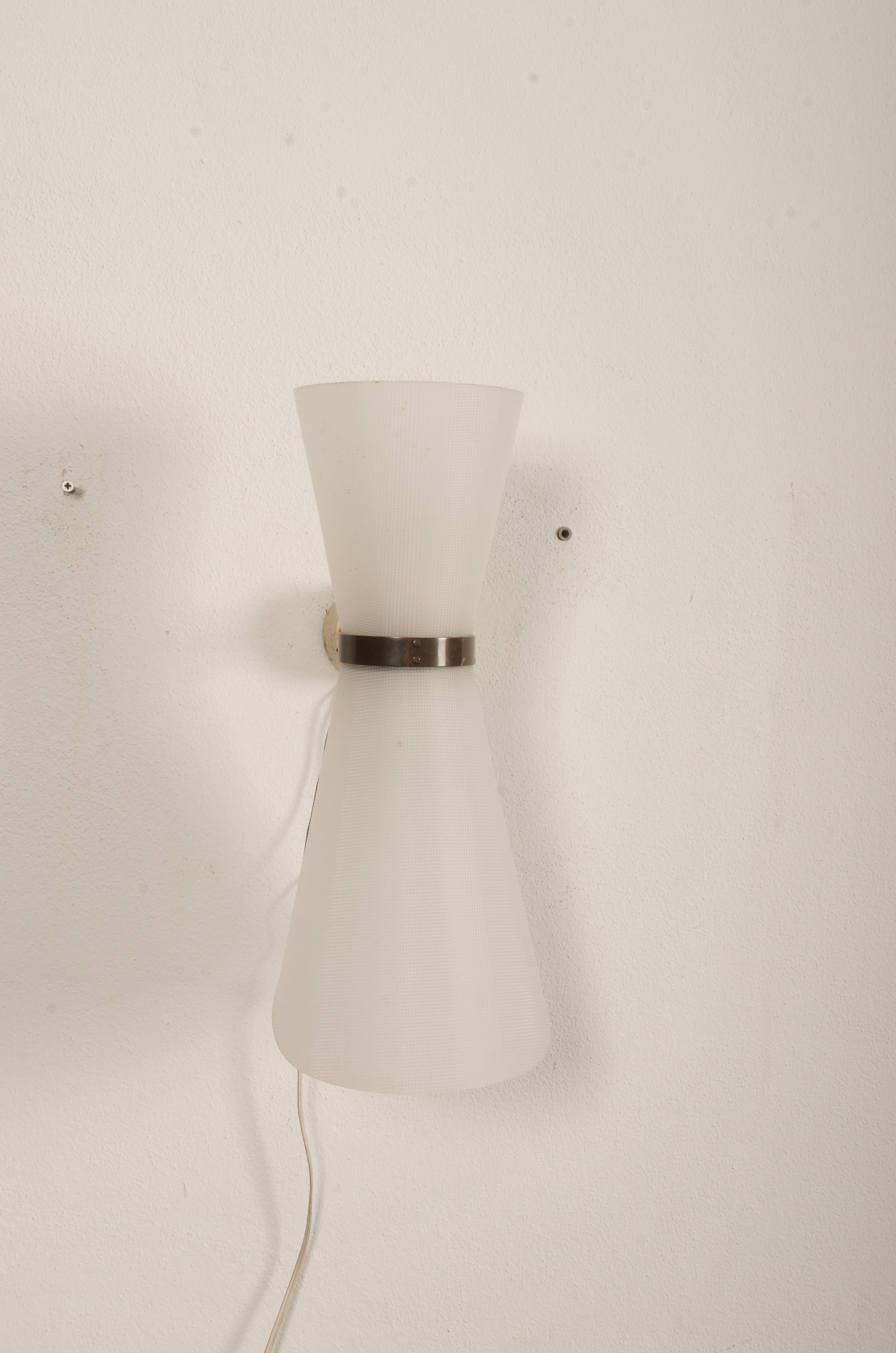 Mid-20th Century Rare Wall Light Sconce by J.T. Kalmar For Sale