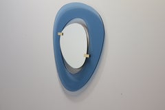 Rare Wall Mirror By Max Ingrand for Fontana Arte