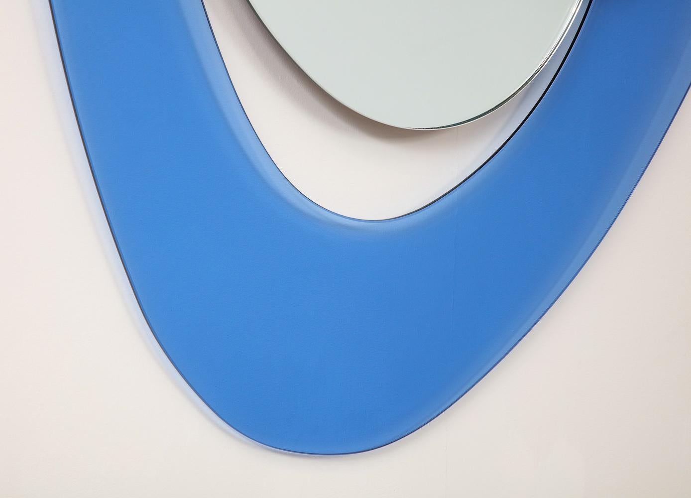 Hand-Crafted Rare Wall Mirror by Max Ingrand for Fontana Arte