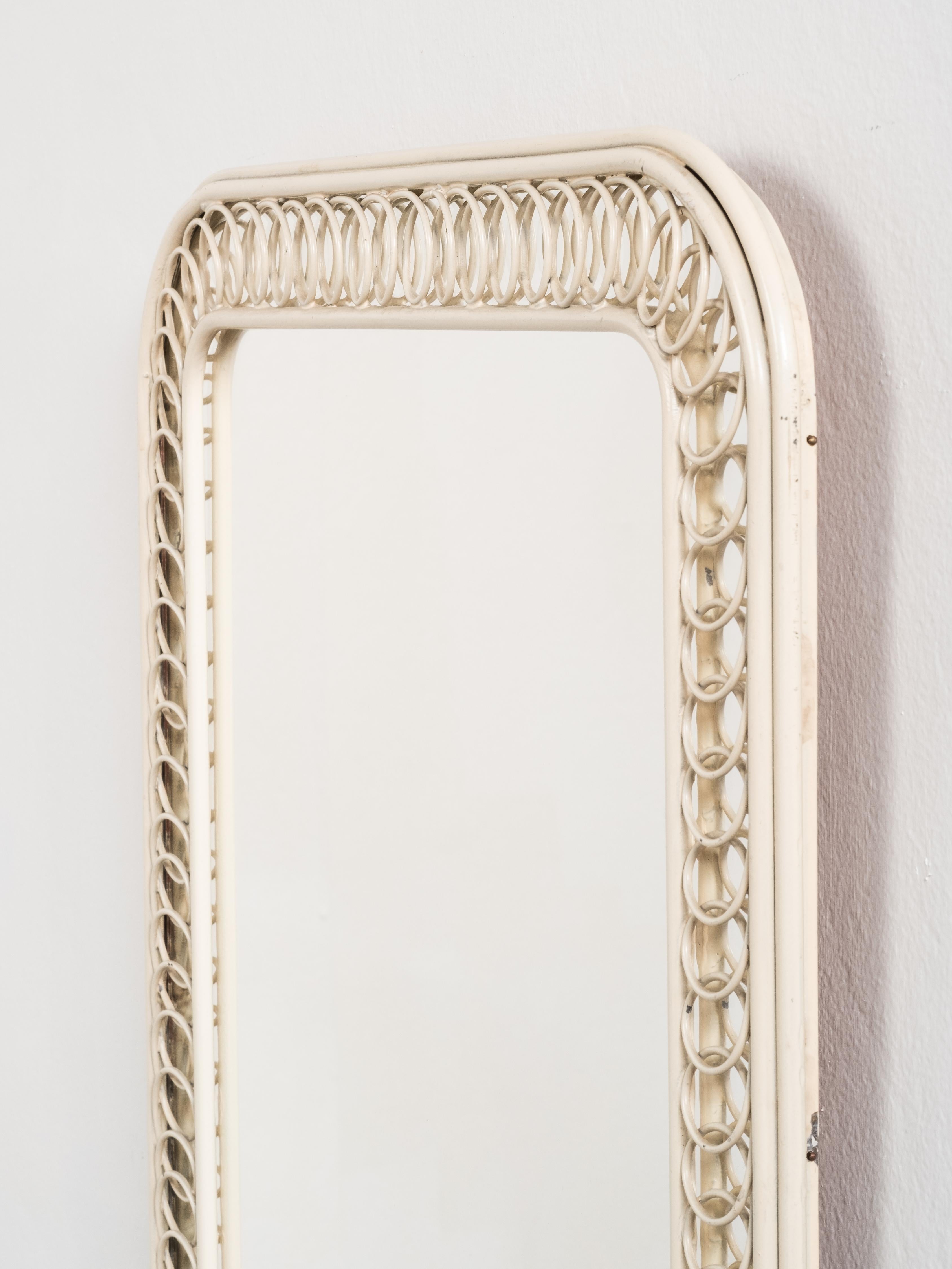 Suédois Rare miroir mural Model No 778 par Hans-Agne Jakobsson, Agnes, Suède, années 1950 en vente