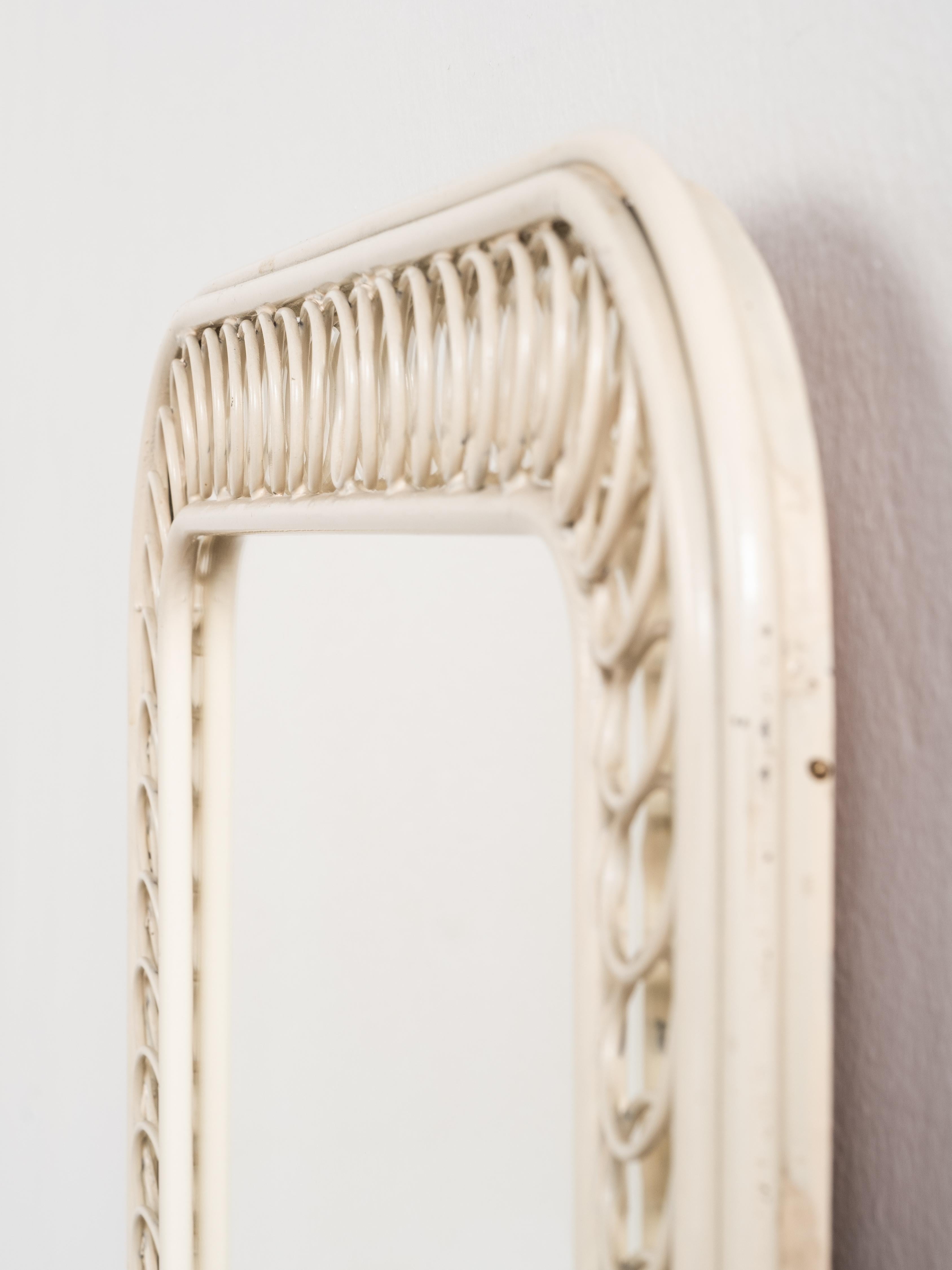 Rare miroir mural Model No 778 par Hans-Agne Jakobsson, Agnes, Suède, années 1950 en vente 1