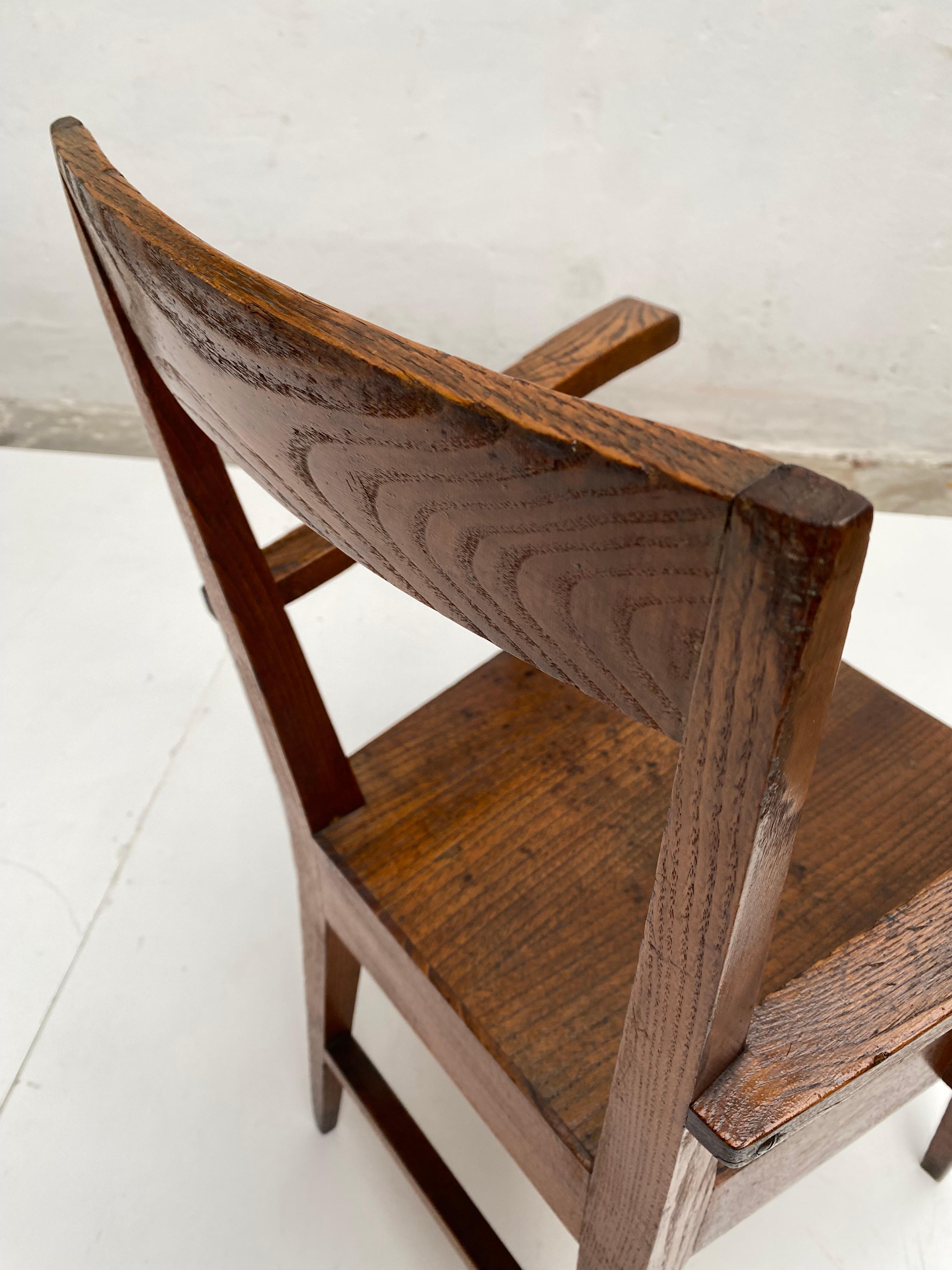 Rare Walnut Archair from University of Padova Attributed to Gio Ponti Ca 1935-7 For Sale 2