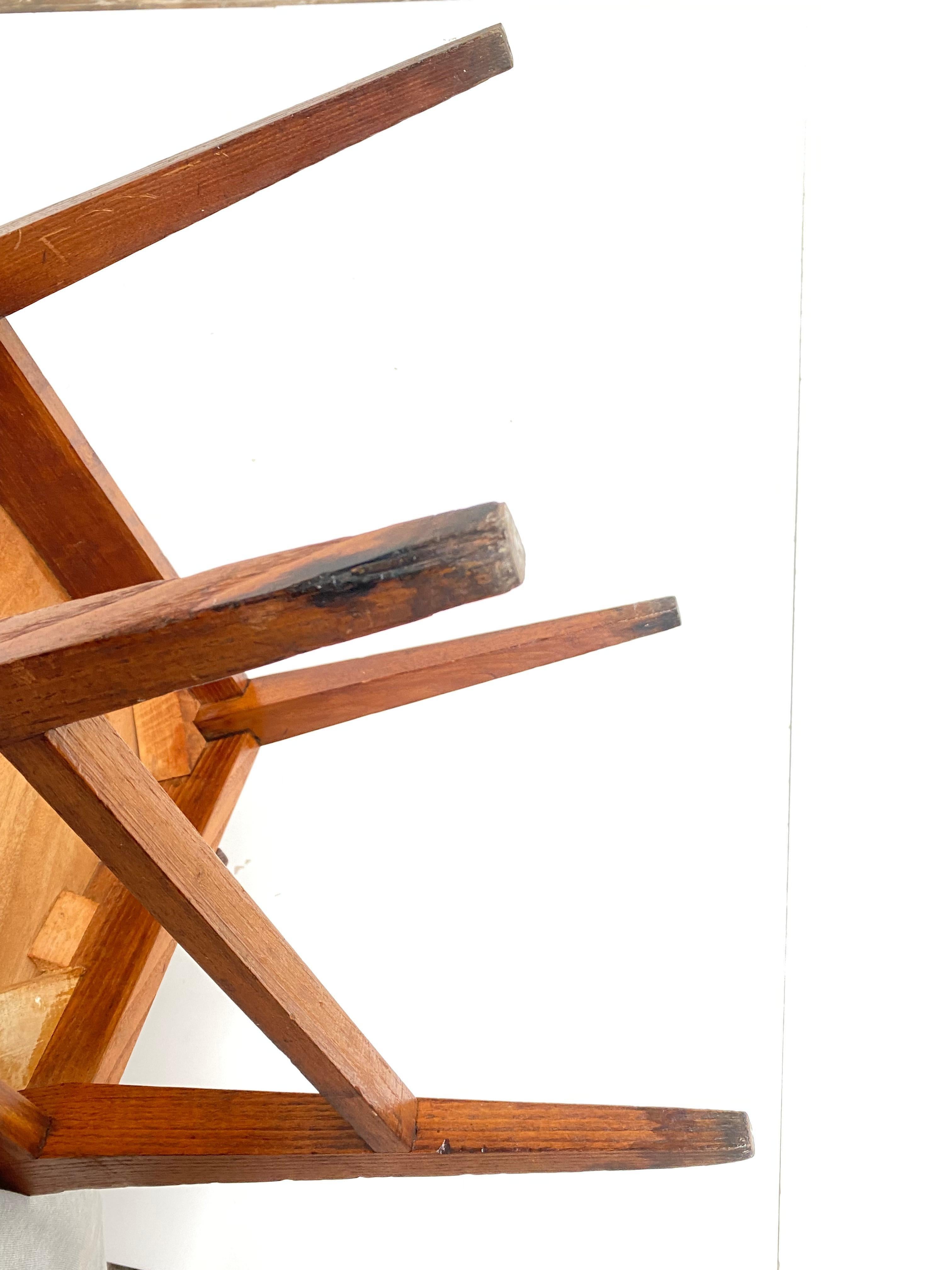 Rare Walnut Archair from University of Padova Attributed to Gio Ponti Ca 1935-7 For Sale 8