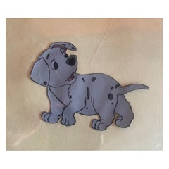 Vintage Rare Walt Disney "101 Dalmations" Original Animation Production Cel 1961