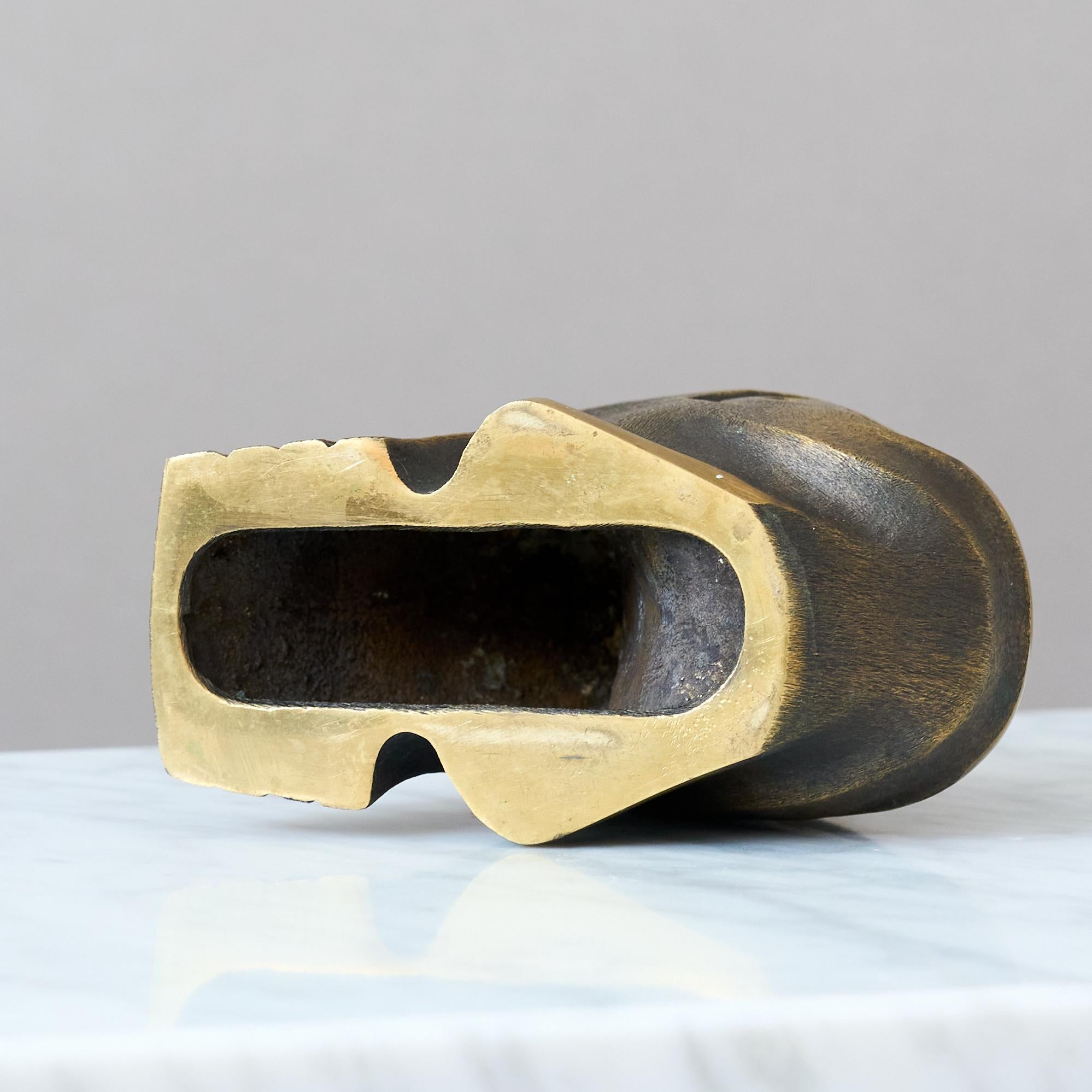 Rare cendrier en laiton Walter Bosse for Herta Baller Fish Sculpture. Autriche, années 1950. en vente 1