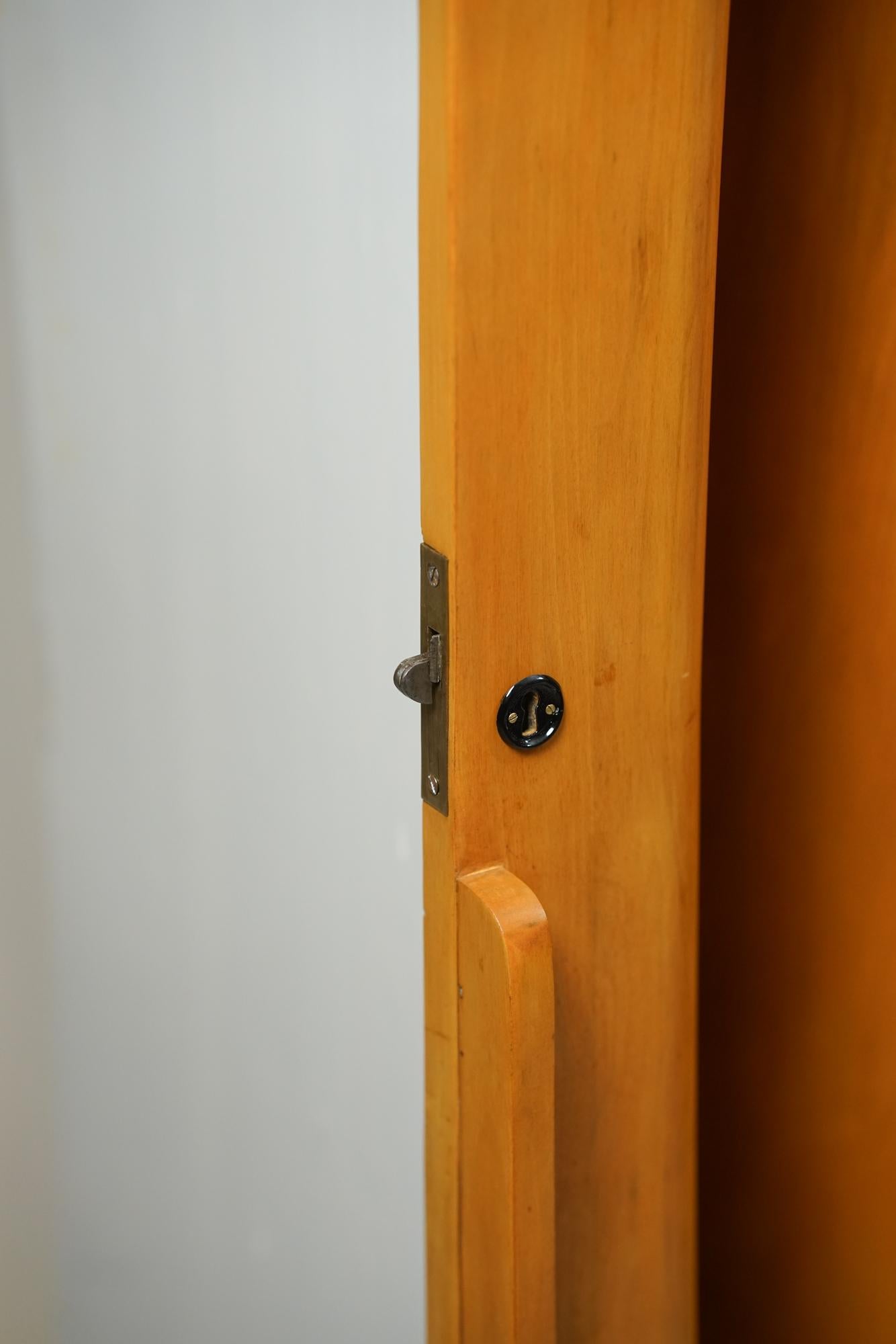 Rare Wardrobe, Alvar Aalto, Oy Huonekalu- ja Rakennustyötehdas Ab, 1940s For Sale 1