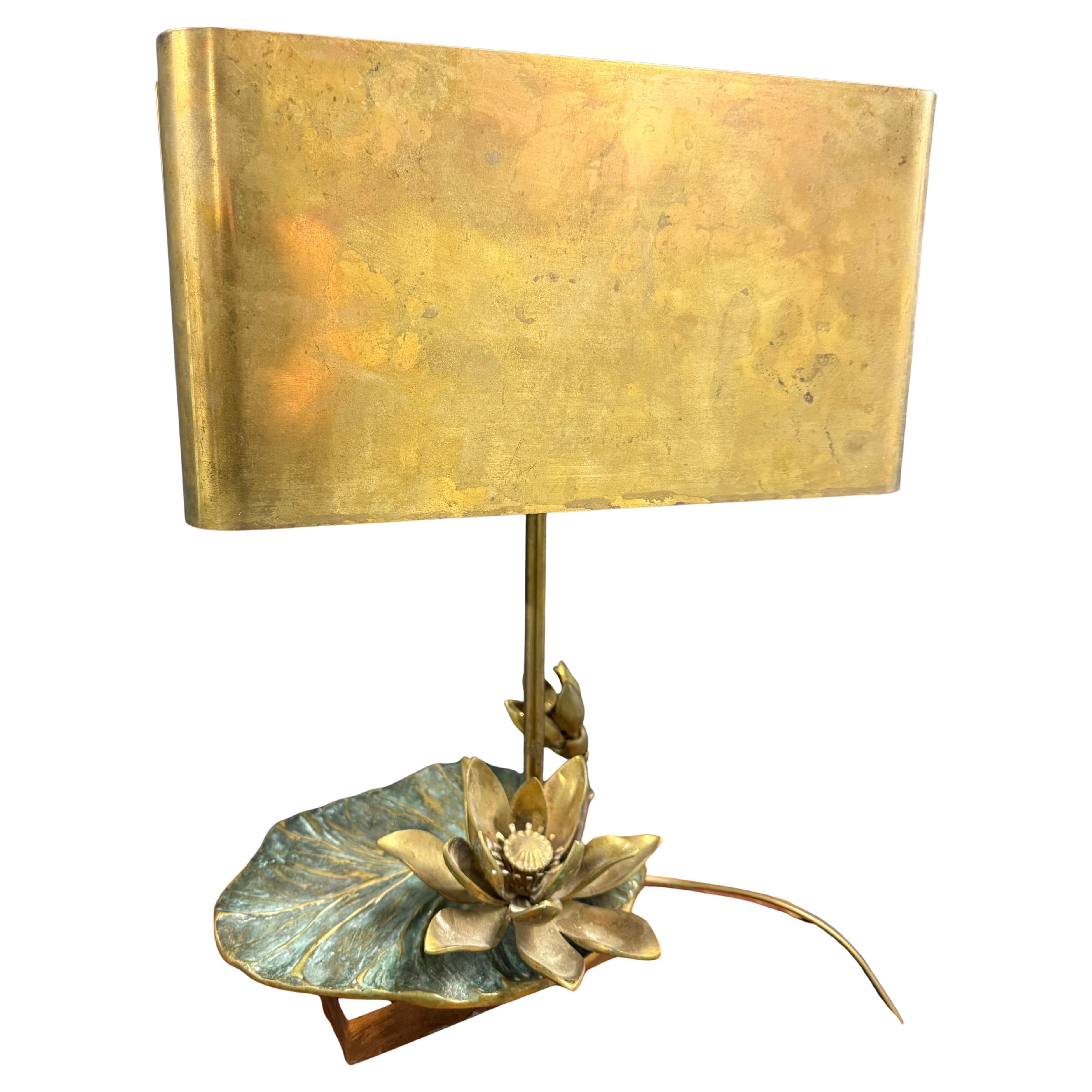 rare water lily lamp by maison charles