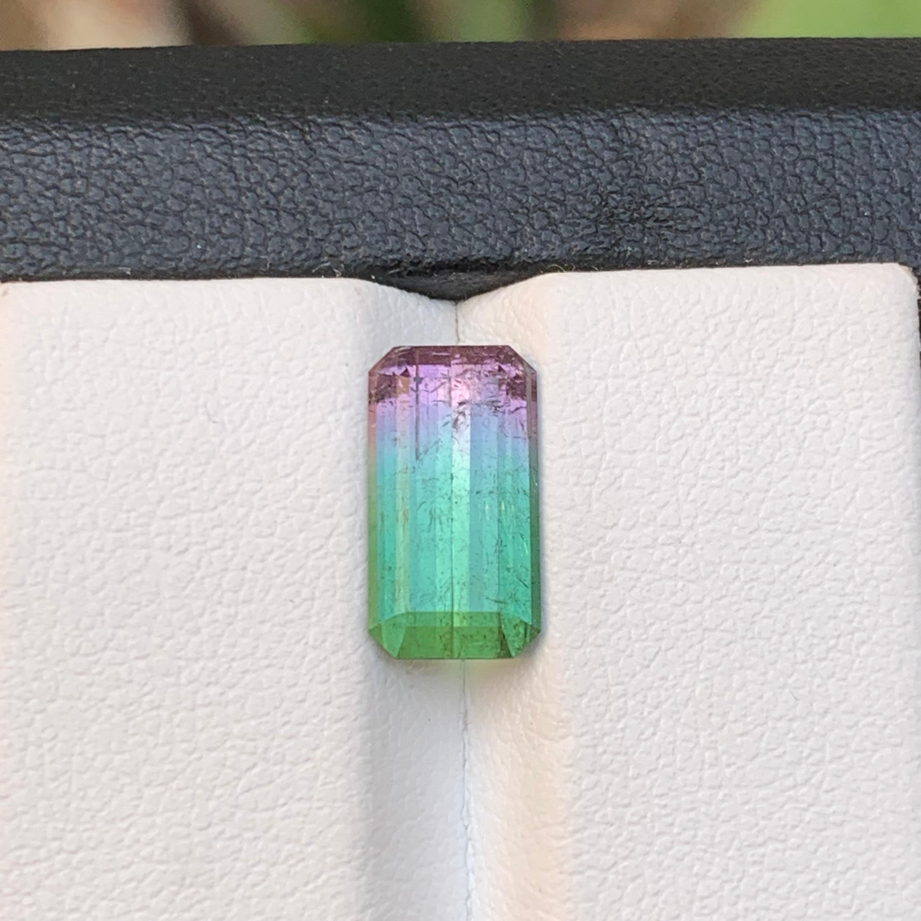 Rare Watermelon Bicolor Natural Tourmaline Ring Loose Gemstone 3.05 Ct-Jewelry For Sale 5