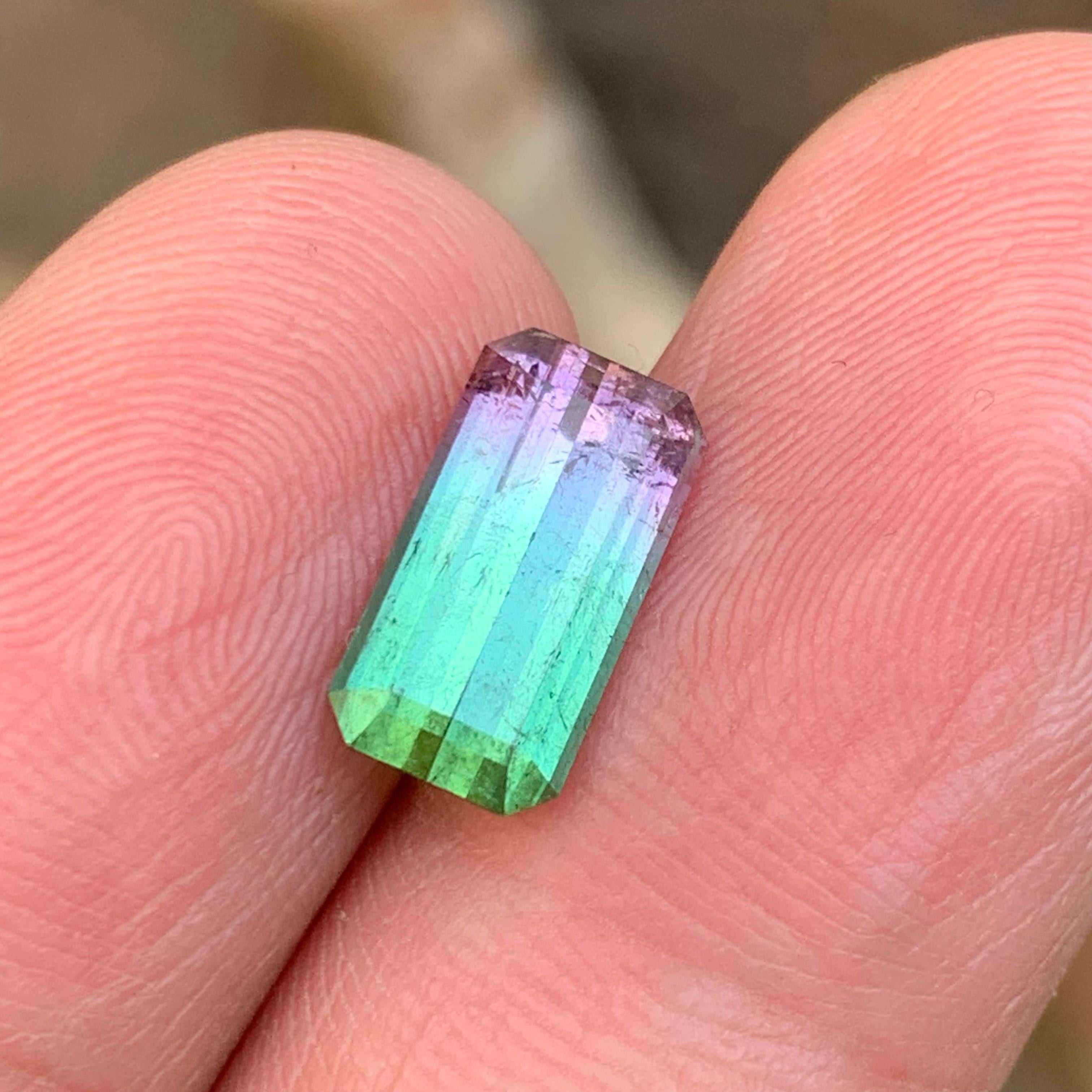 Rare Watermelon Bicolor Natural Tourmaline Ring Loose Gemstone 3.05 Ct-Jewelry For Sale 1