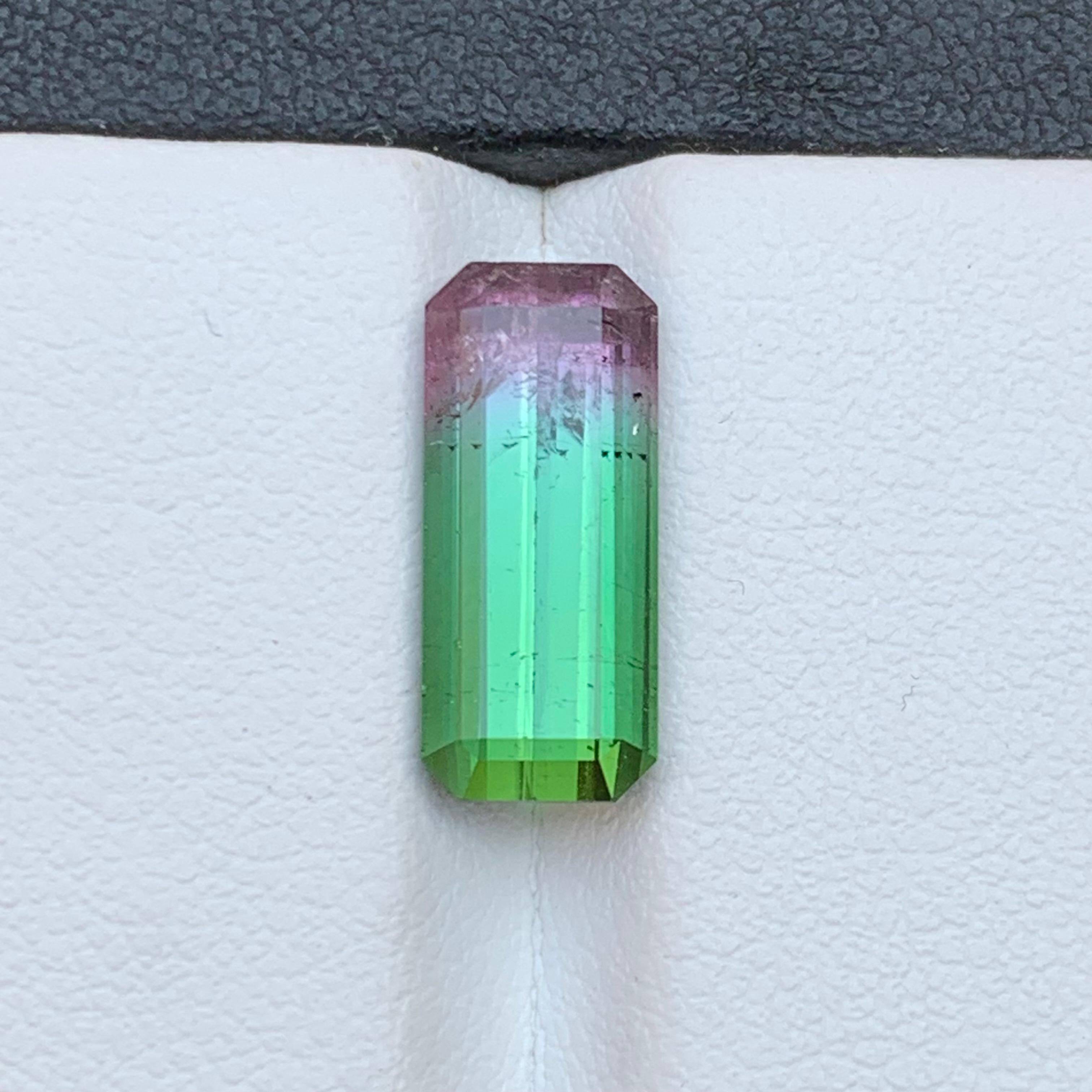 Rare Watermelon Bicolor Natural Tourmaline Ring Loose Gemstone 5.40 Ct-Jewelry For Sale 5