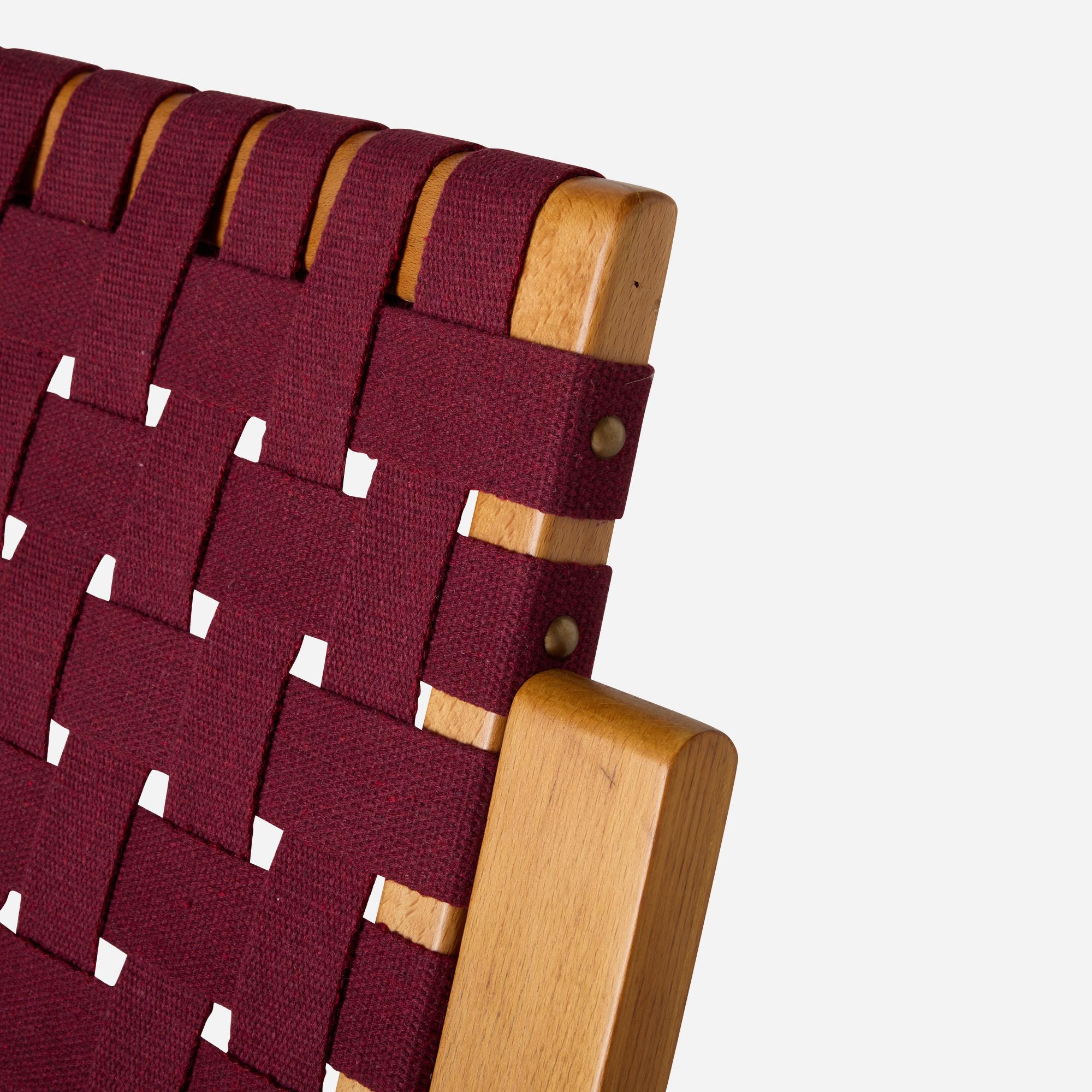 Seltener Webbed-Loungesessel von Alvar Aalto im Angebot 1