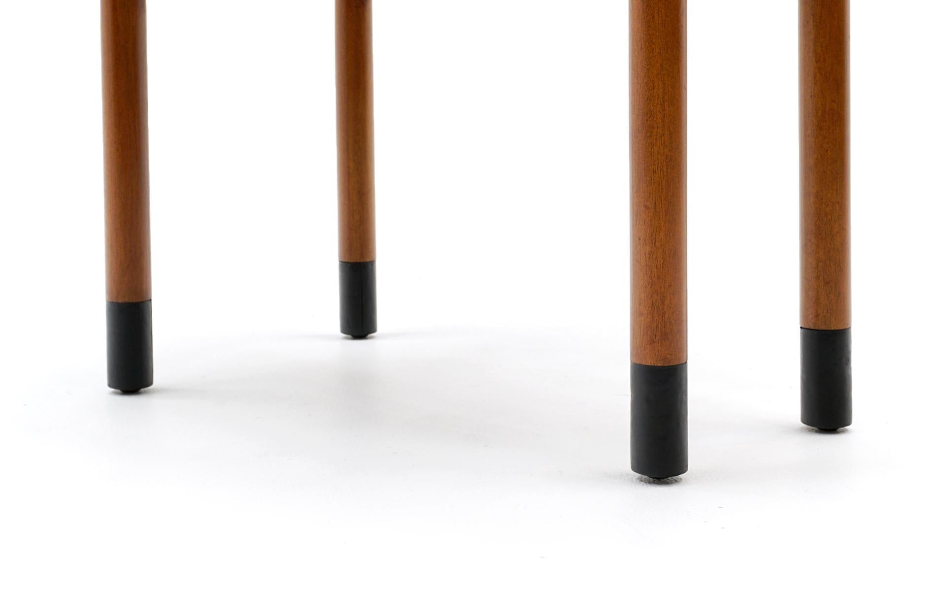 Rare Wedge Side Table with Travertine Top by Edward Wormley for Dunbar 2