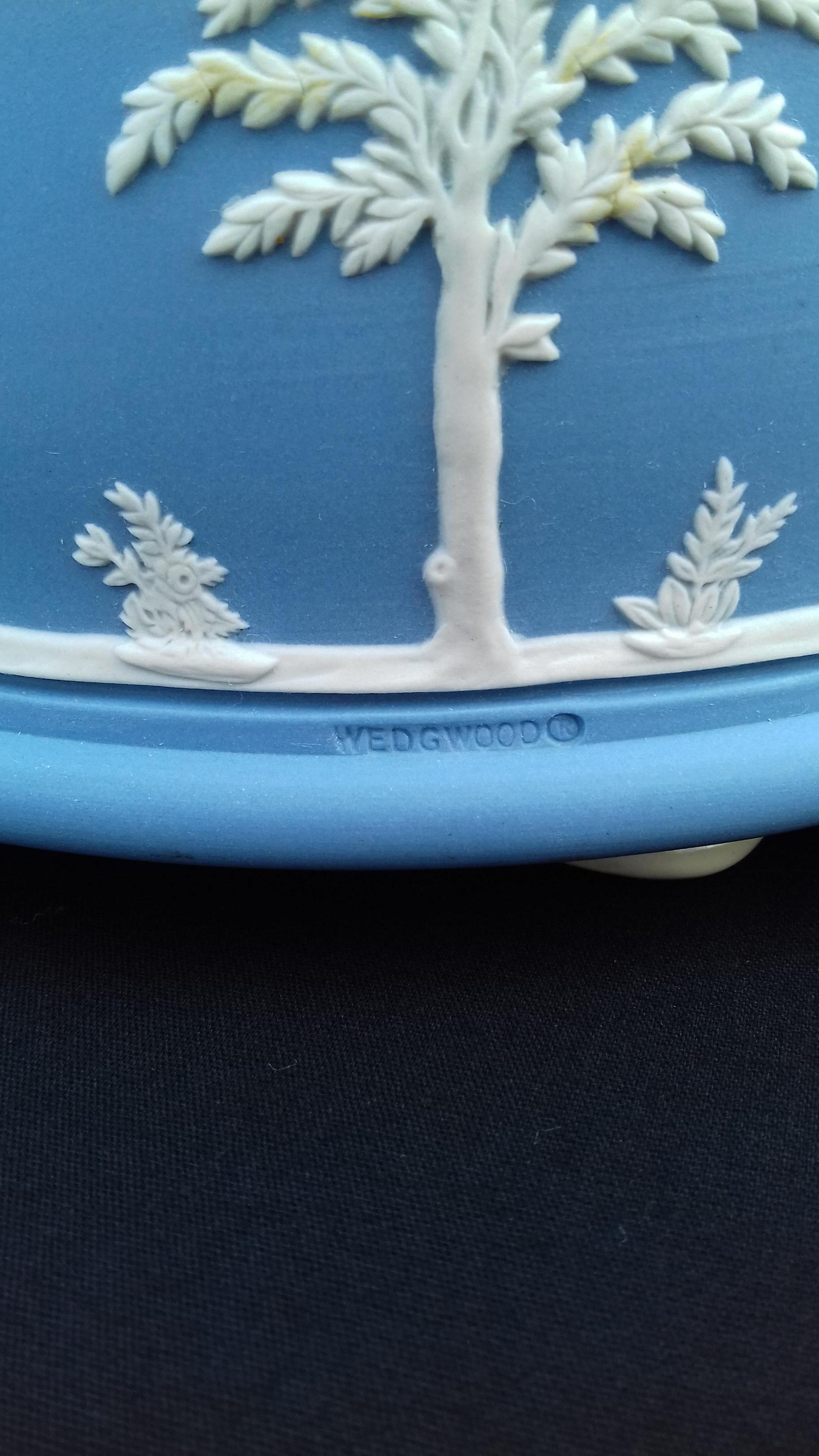 Women's or Men's RARE Wedgwood Jasperware Blue Rotary Dial Telephone Astral Vintage Collector
