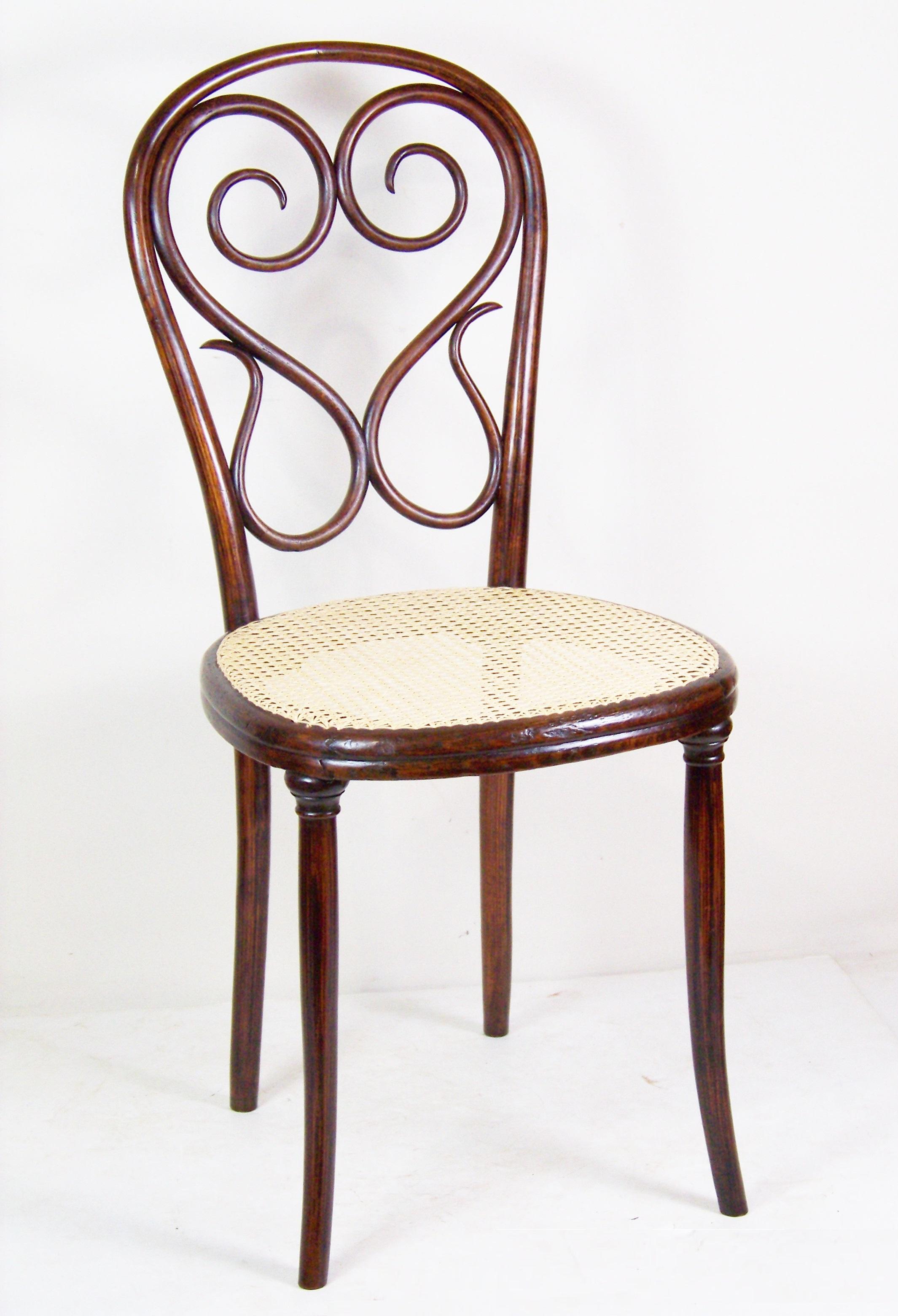 Belle Époque Rare wery old Chair Thonet Nr.4, 1860 For Sale