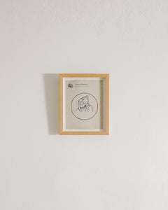 Rara obra de arte contemporánea de Wes Lang Chateau Marmont, tinta sobre papel, 2009