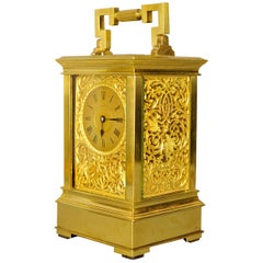 Rare Westminster Chiming Repeating Carriage Clock