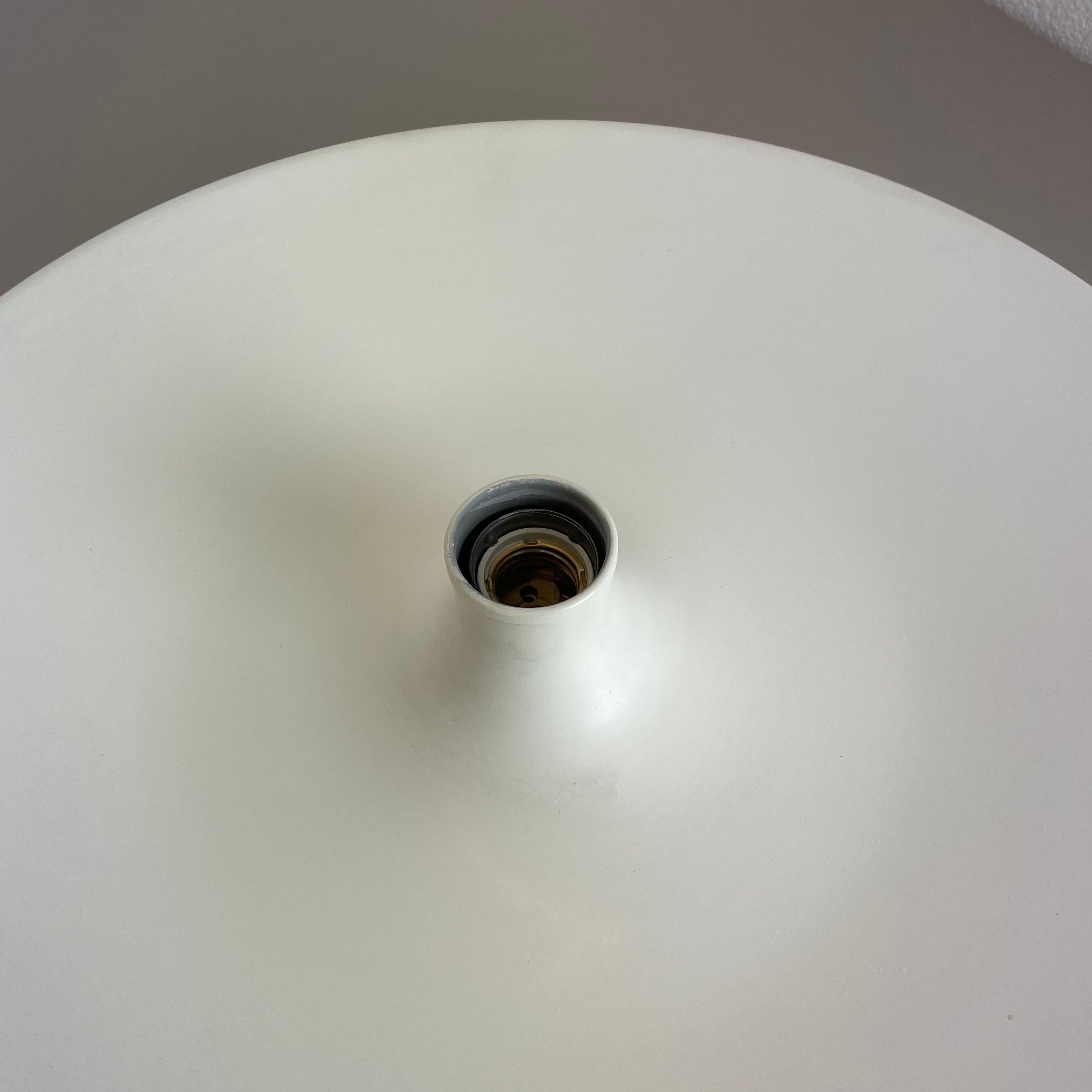 Mid-Century Modern Rare White Charlotte Perriand Style Disc Wall Light by Staff, Germany 1970