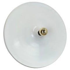 Rare applique murale blanche à disques de 52 cm Charlotte Perriand par Honsel, Allemagne 1970