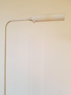 Rare White Lacquered Reading Lamp by Christian Liaigre, France, 1980s