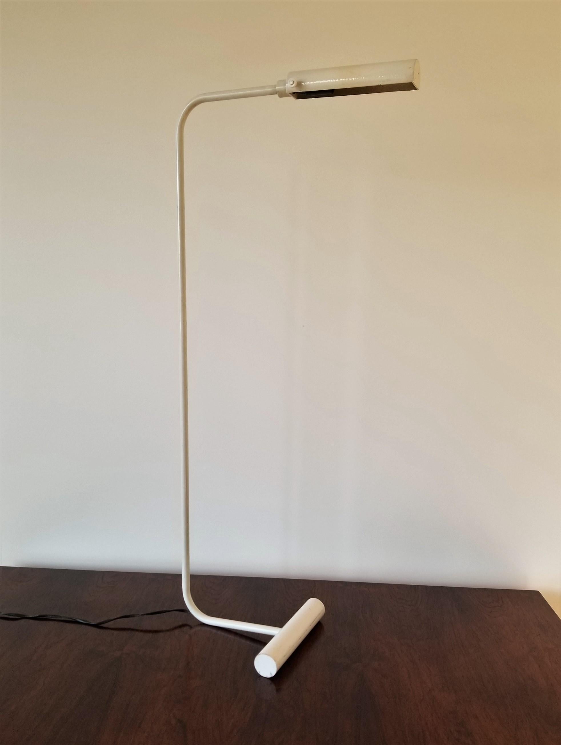 Late 20th Century Rare White Lacquered Reading Lamp by Christian Liaigre, France, 1980s