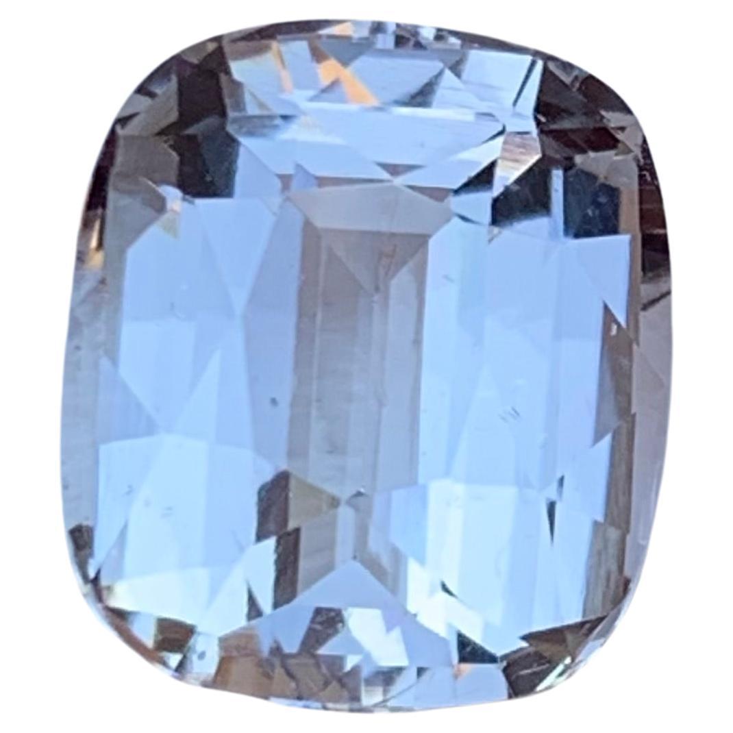 GEMSTONE TYPE: Morganite
PIECE(S): 1
WEIGHT: 6.10 Carats
SHAPE: Cushion
SIZE (MM): 11.91 x 10.32 x 7.38
COLOR: White
CLARITY: Slightly Included 
TREATMENT: None
ORIGIN: Afghanistan
CERTIFICATE: On demand

This captivating 6.10 carat white morganite