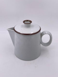 Rare White Porcelain Coffee Pot by Dansk Designs, Denmark