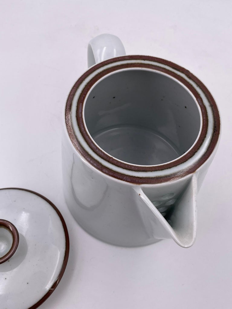 Rare White Porcelain Coffee Pot by Dansk Designs, Denmark For Sale at