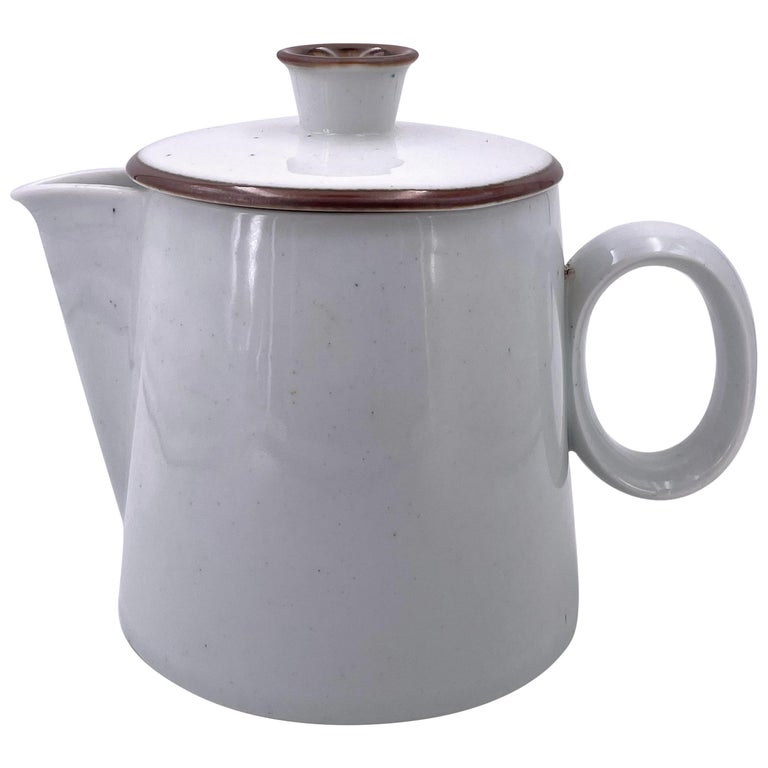 Rare White Porcelain Coffee Pot by Dansk Designs, Denmark For Sale at