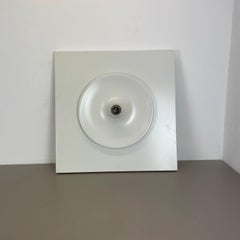 Rare White Xxl Wall Light Panel Element, Germany 1980s