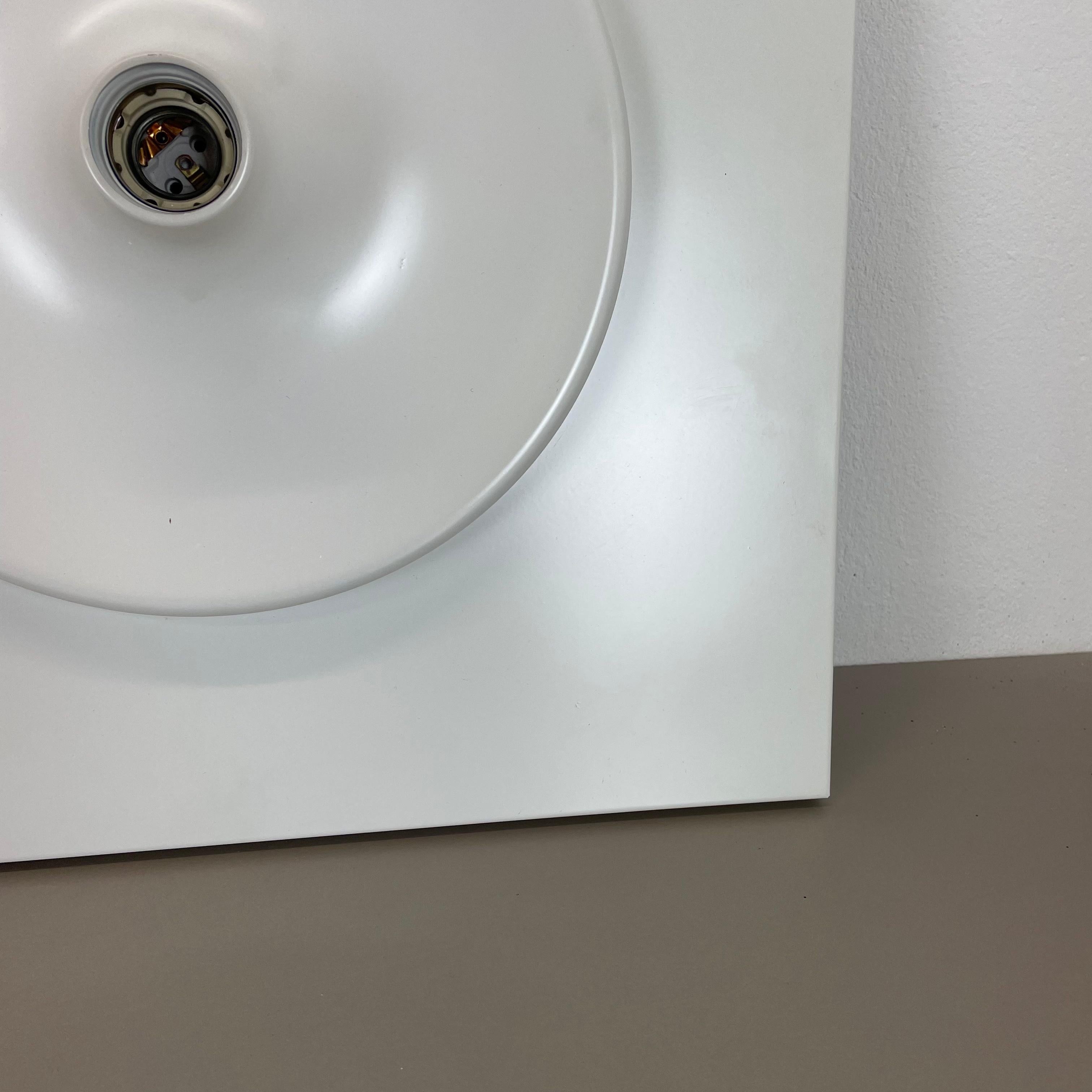 Rare White Xxl Wall Light Panel Element, Germany 1980s For Sale 3