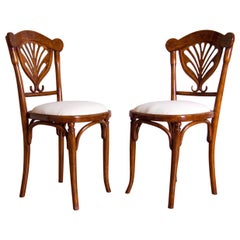 Rare Wien J&J Kohn Pair of Chairs