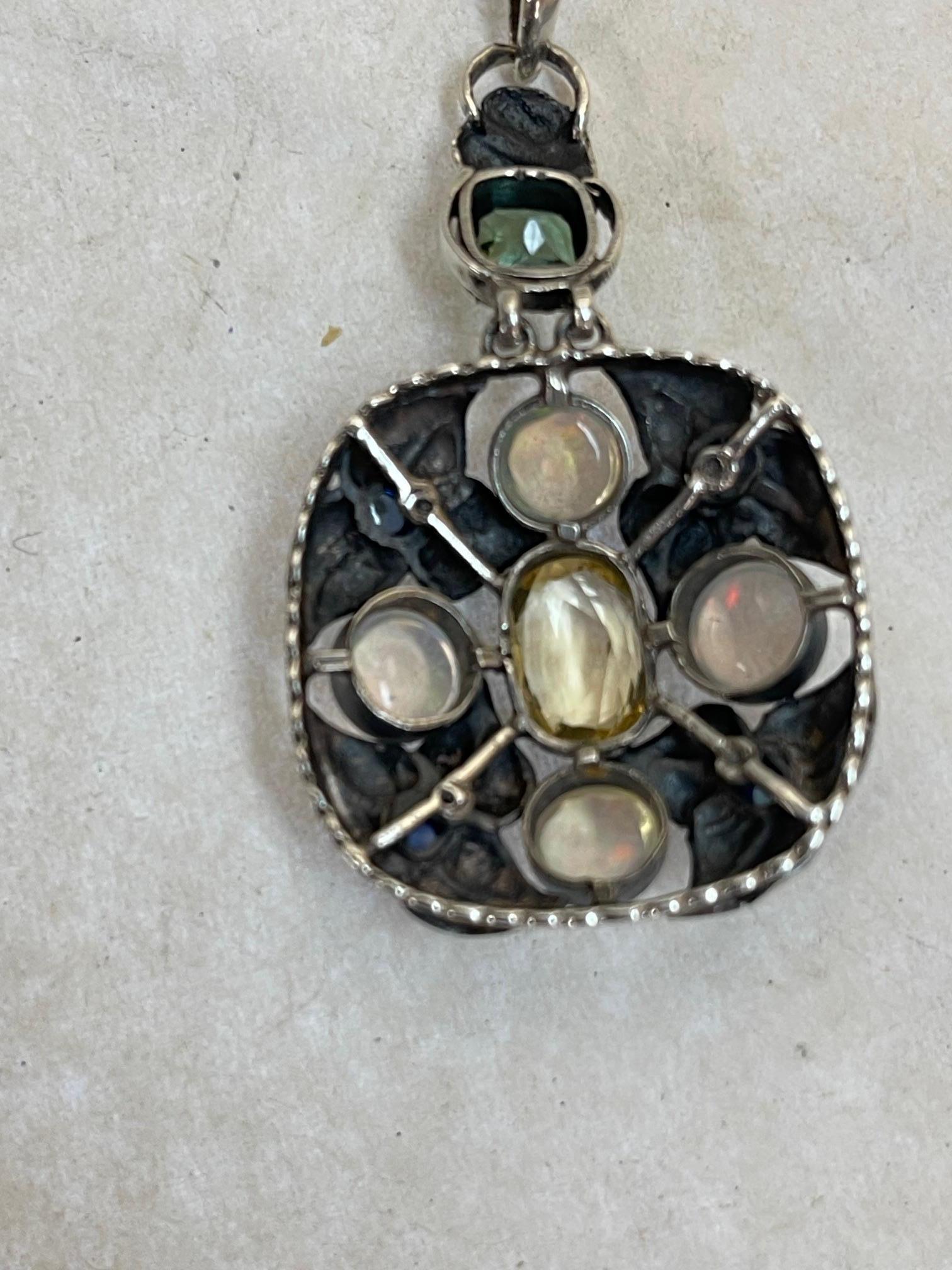 Rare collier pendentif Arts & Crafts du Wiener Werkstatte en vente 2