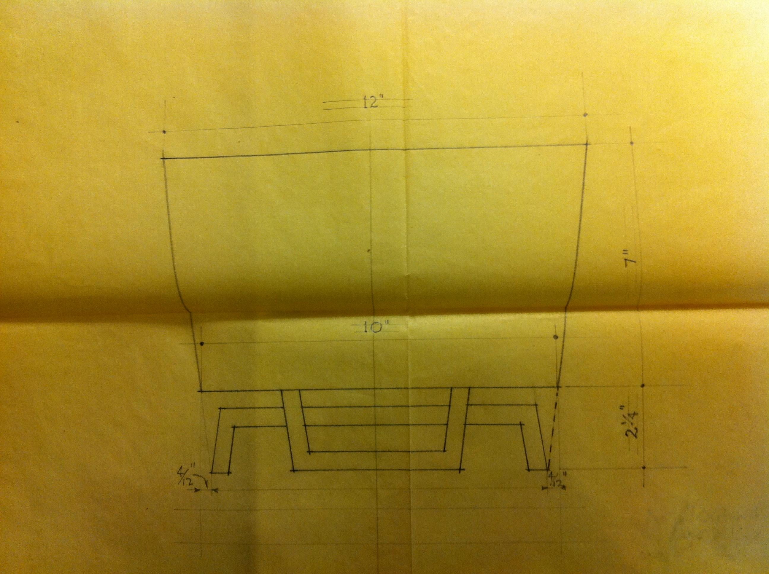 Rare William Adair Bernoudy Taliesin Trained Architect Aluminum Garden Planter (Jardinière en aluminium) en vente 6