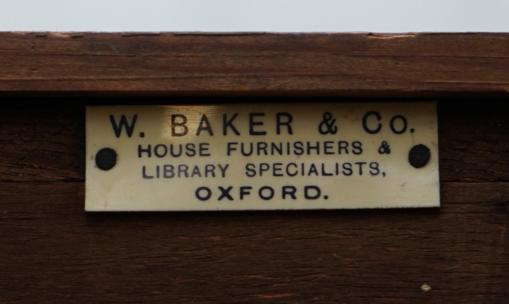 Rare William Baker Co Oxford Stacking Corner Legal Library Bookcase Minty Global 1