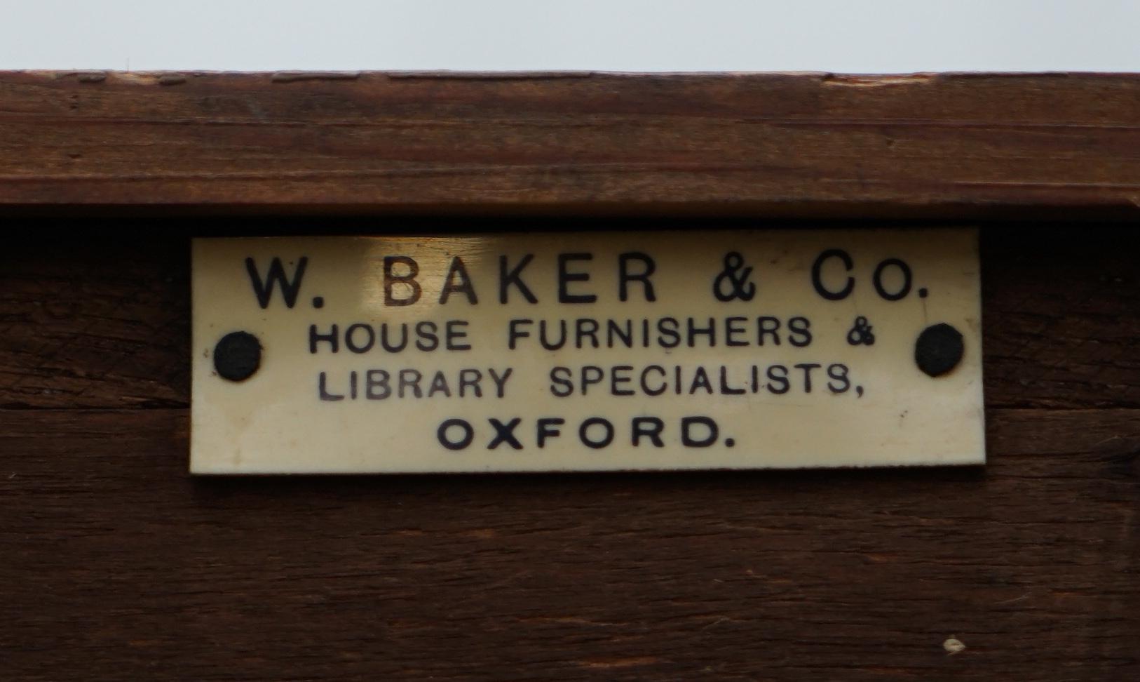 Oak Rare William Baker Co Oxford Stacking Corner Legal Library Bookcase Minty Global
