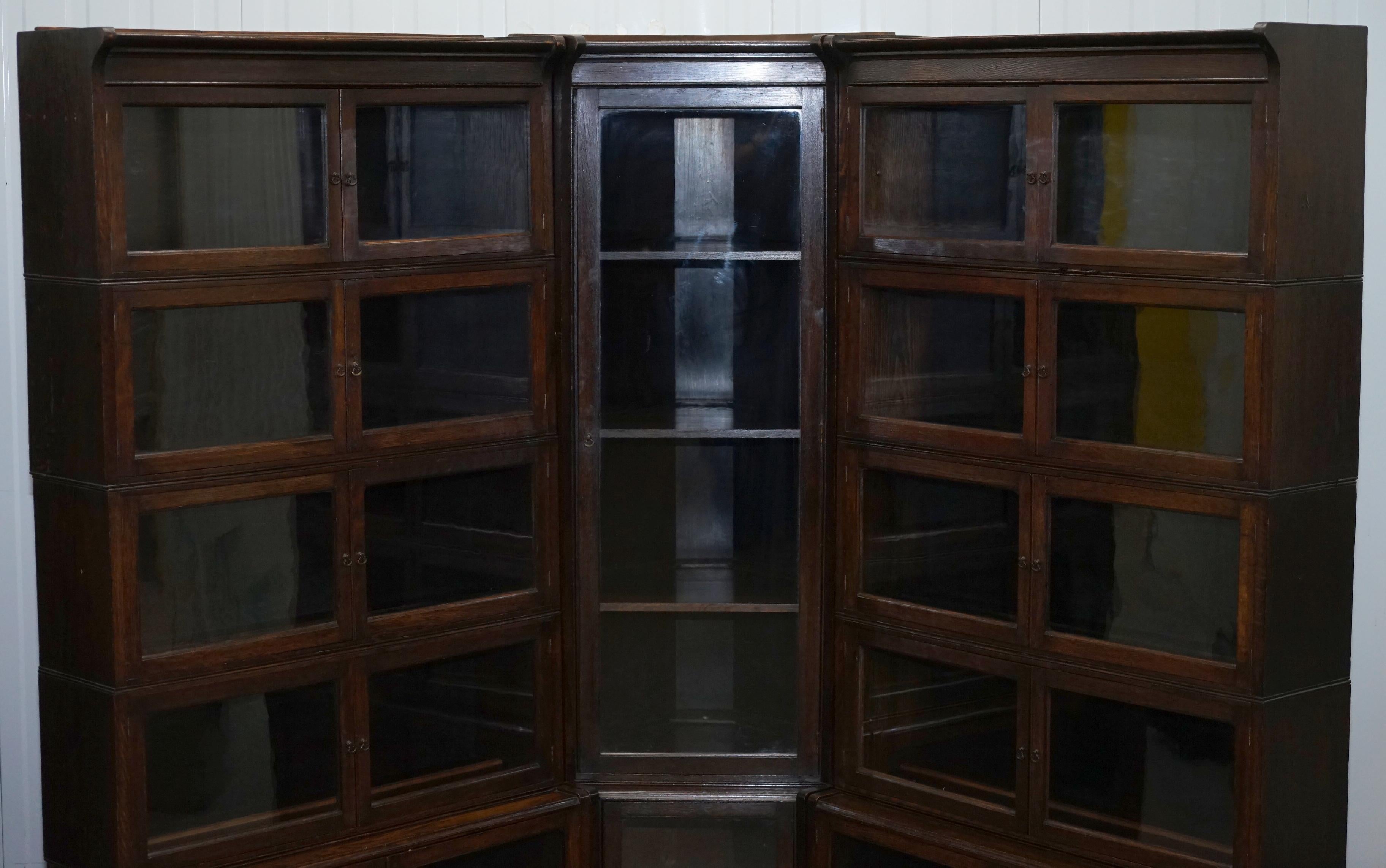corner barrister bookcase