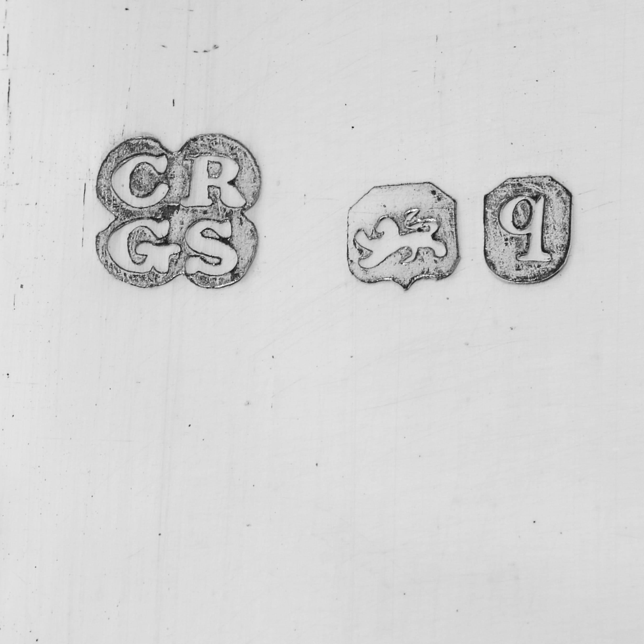 Argento 925 Rara scatola con serratura in argento sterling del periodo di William IV realizzata a Londra nel 1831 in vendita