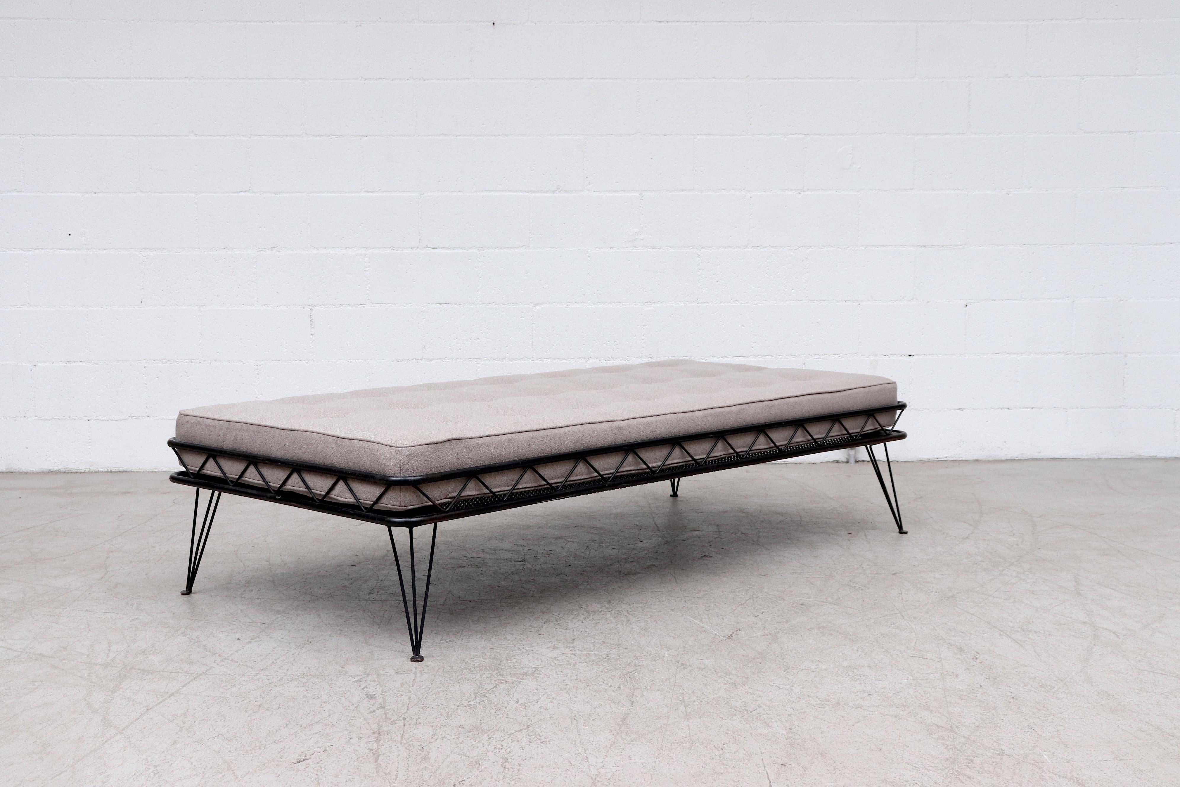 Dutch Rare Wim Rietveld Arielle Daybed for Auping, 1953