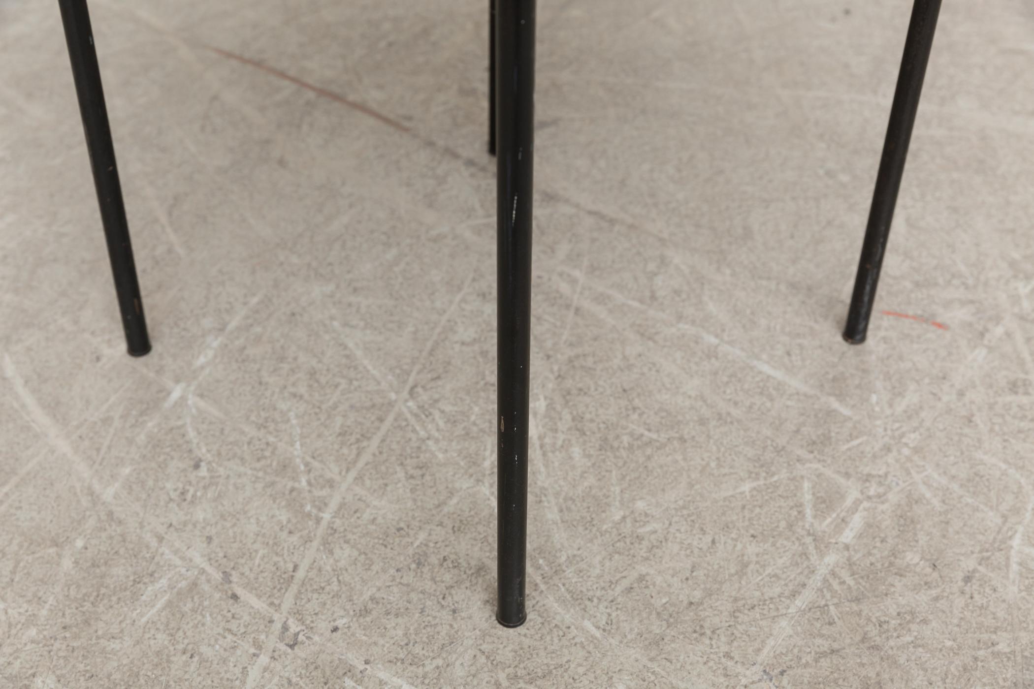 Mid-20th Century Rare Wim Rietveld for Auping Industrial Side Table
