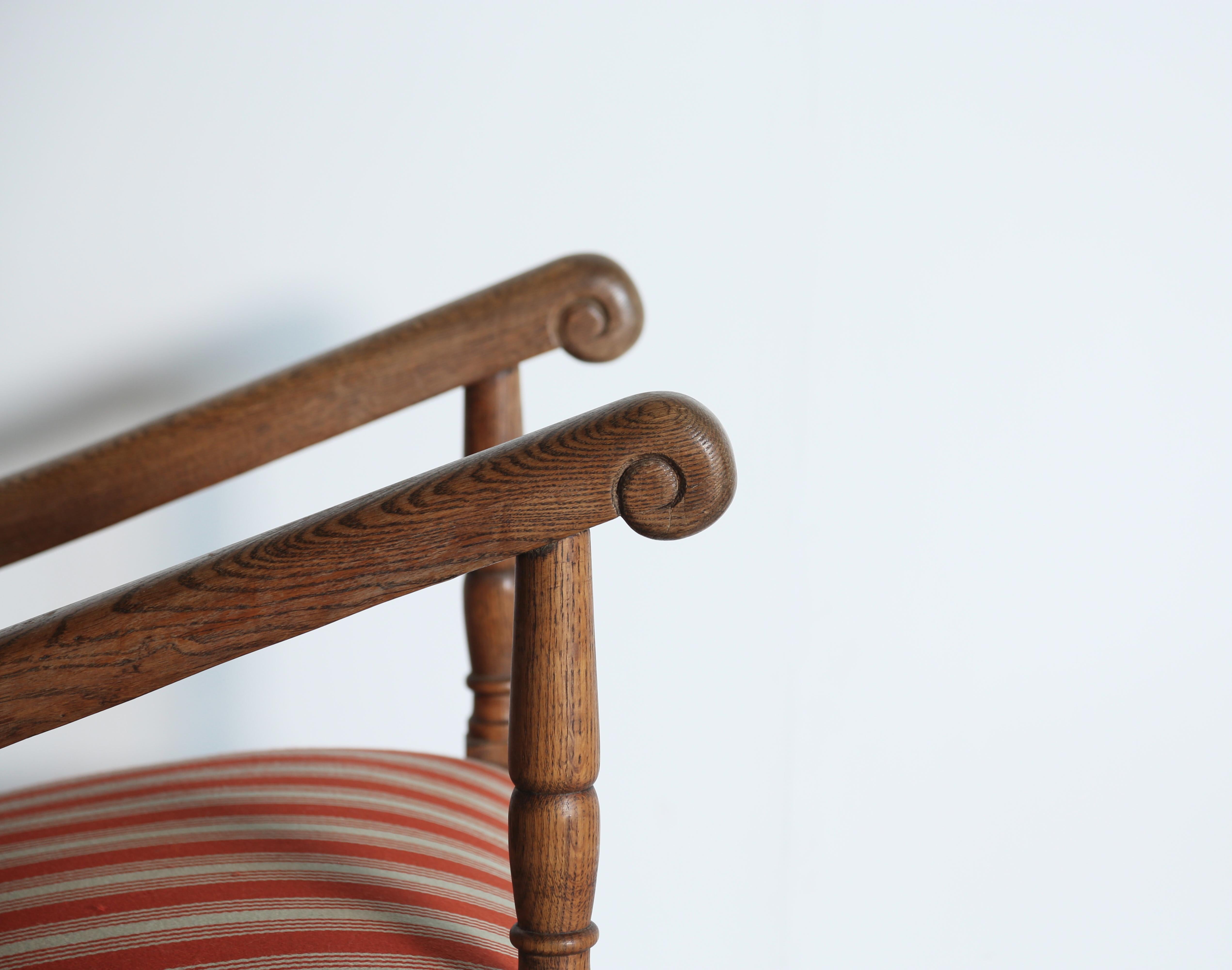 Sillón Wingback, Dinamarca, años 40 en venta 3