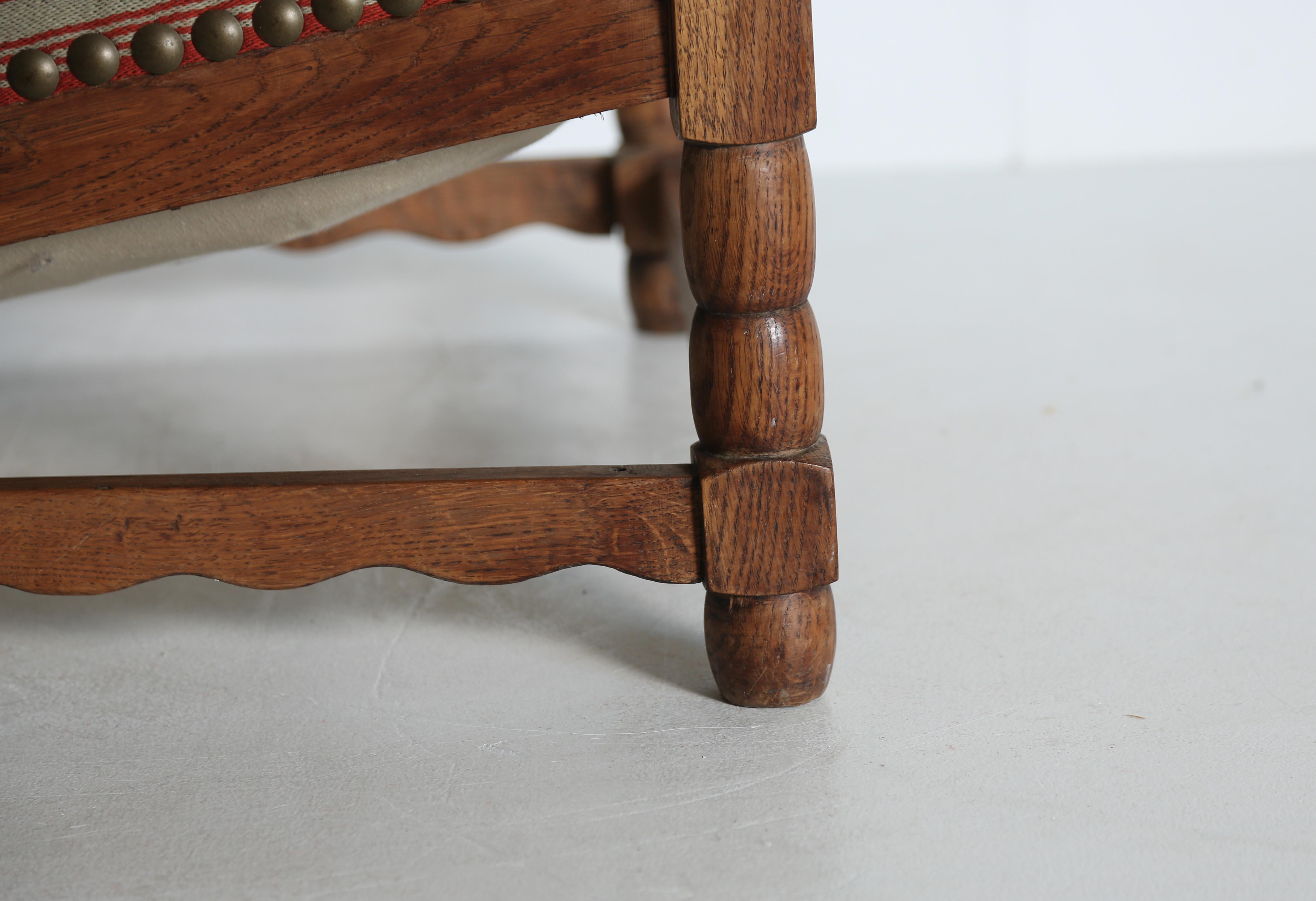 Sillón Wingback, Dinamarca, años 40 en venta 6