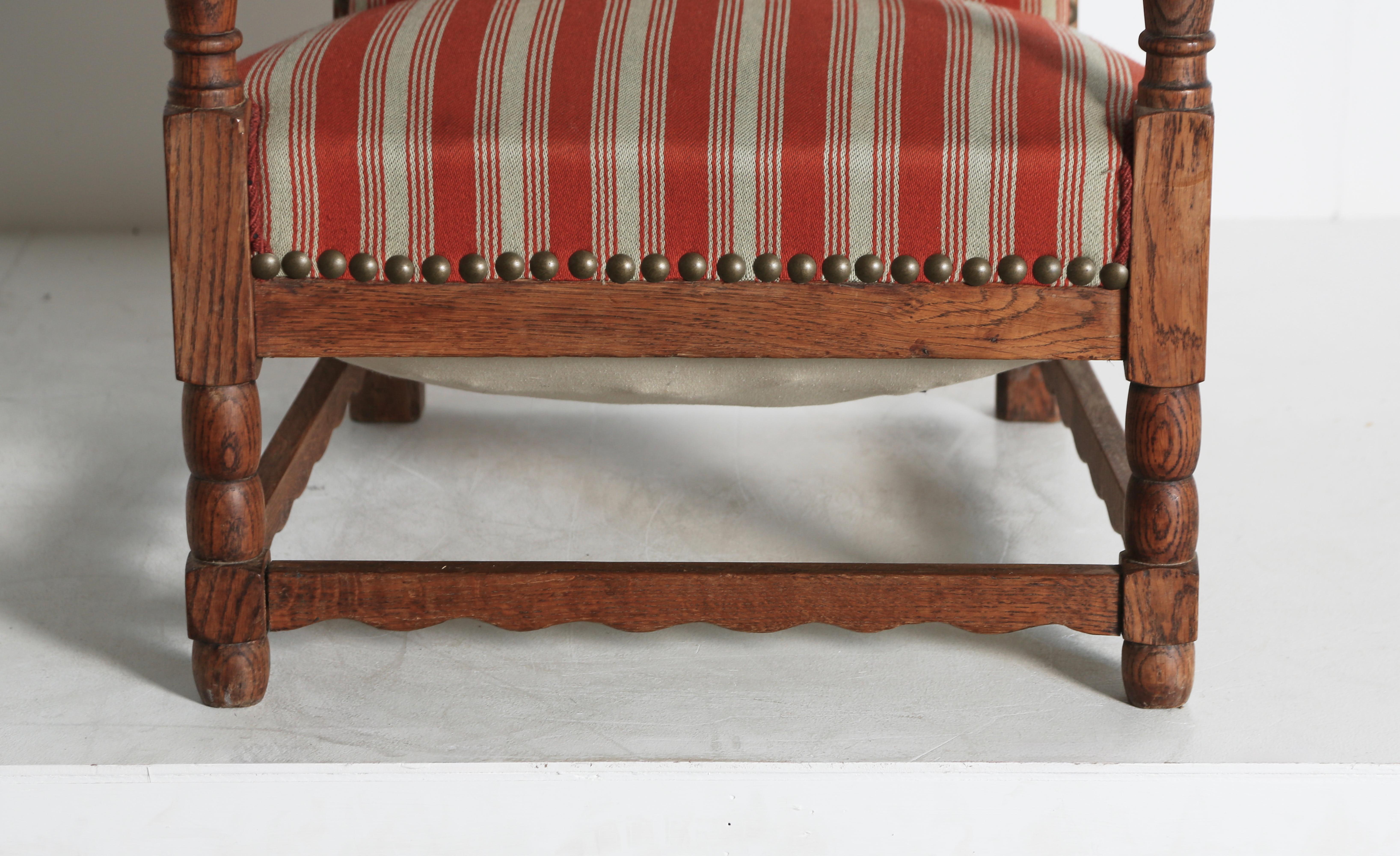 Sillón Wingback, Dinamarca, años 40 en venta 8